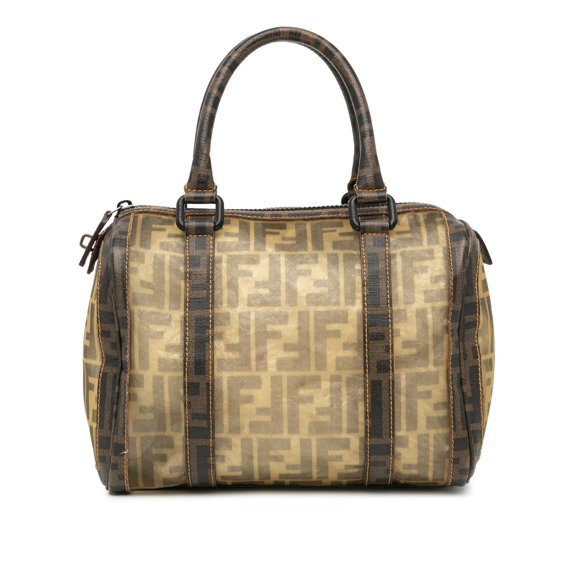 Fendi Zucca Mesh Boston Bag Shg Fnv1Au Satchel Bag
