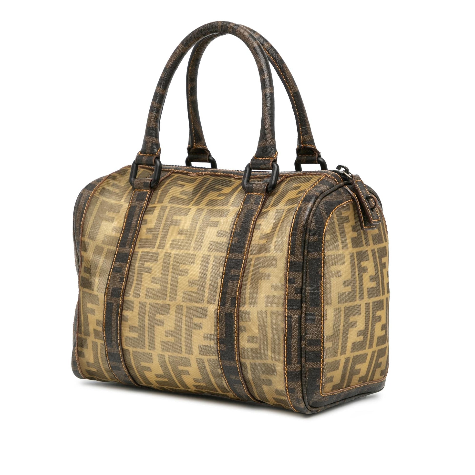 Fendi Zucca Mesh Boston Bag Shg Fnv1Au Satchel Bag