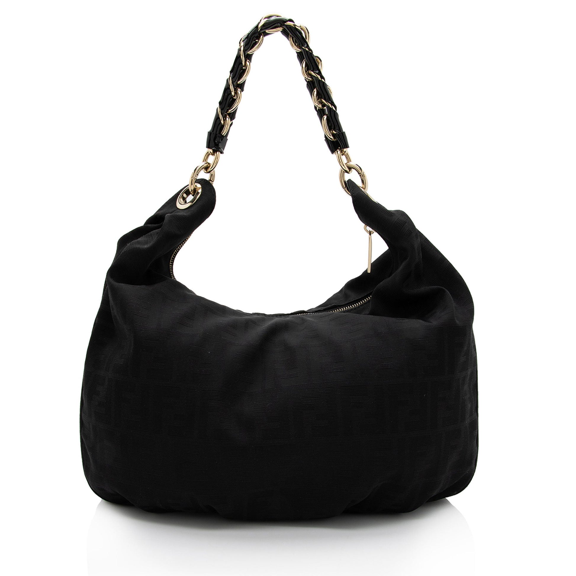 Fendi Zucca Mia Hobo Shf Lewfot Shoulder Bag
