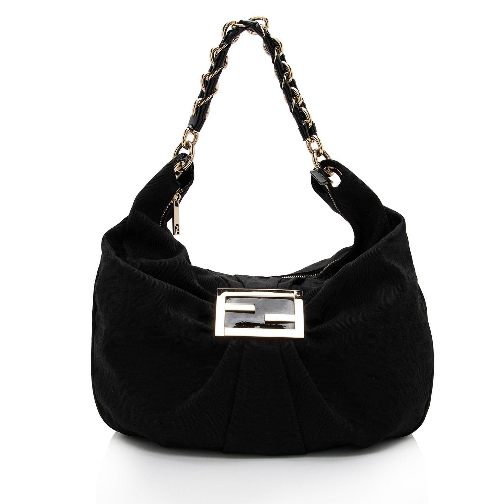 Fendi Zucca Mia Hobo Shf Lewfot Shoulder Bag