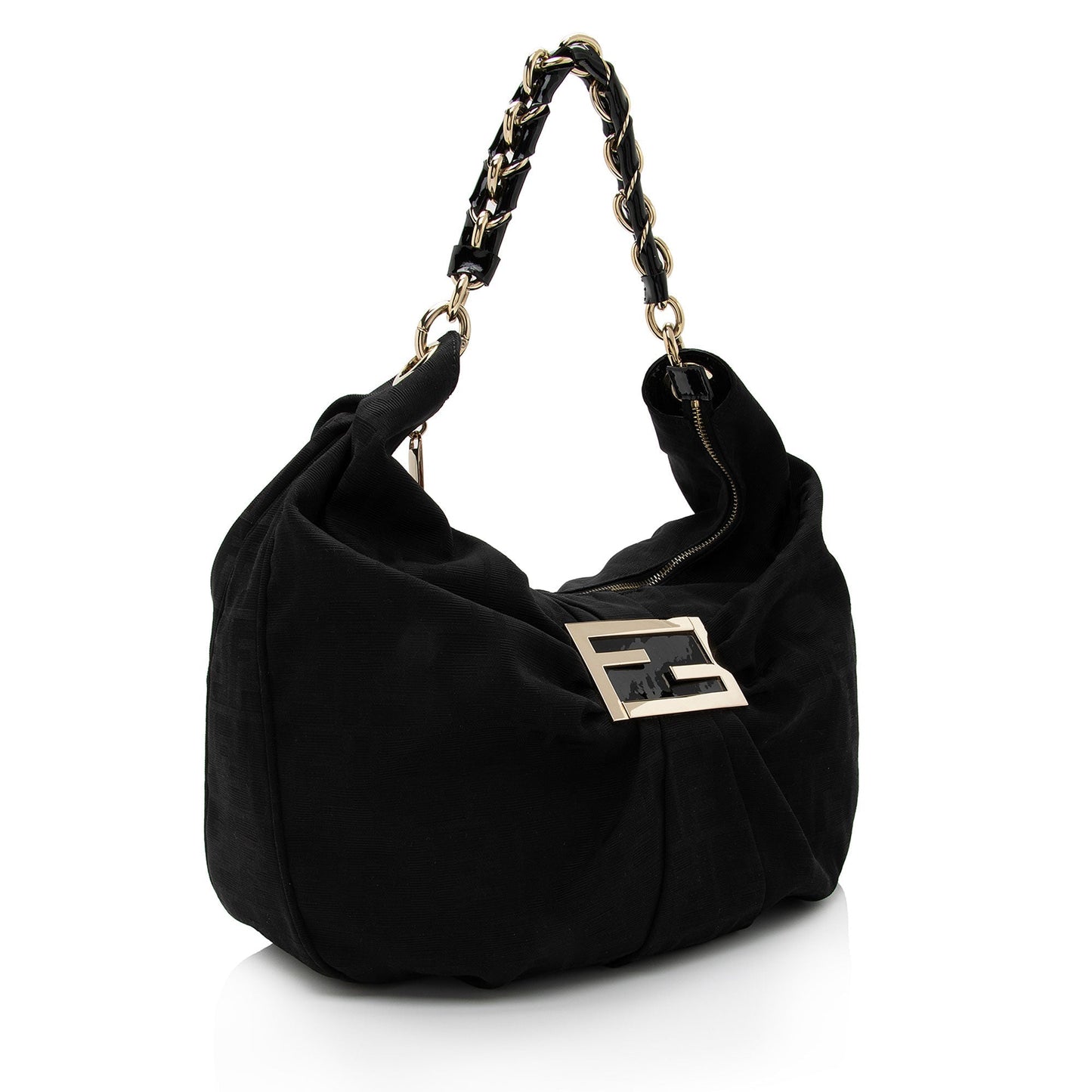 Fendi Zucca Mia Hobo Shf Lewfot Shoulder Bag
