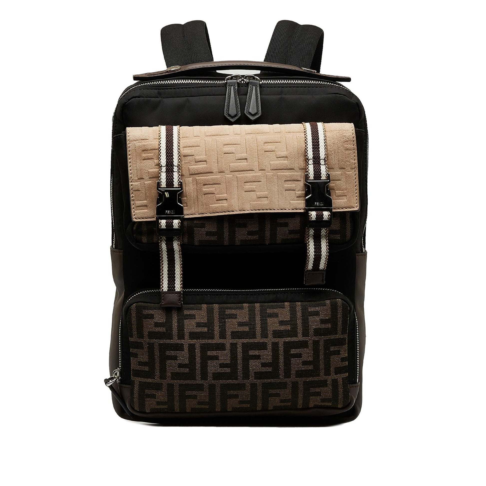 Fendi Zucca Multi Pocket Backpack Shg 3Odphv