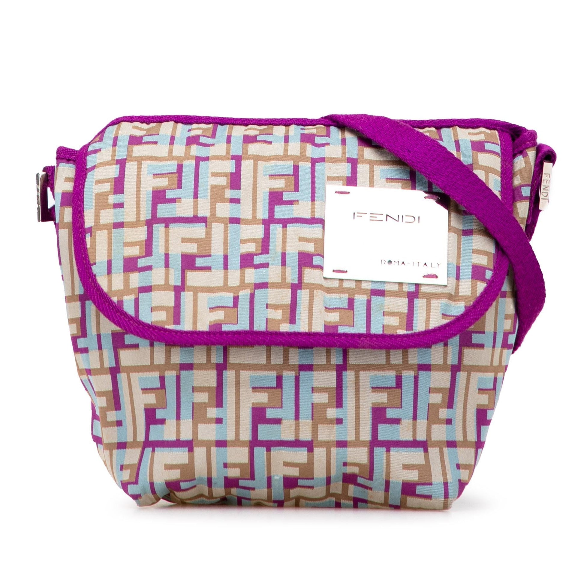 Fendi Zucca Crossbody Nylon Crossbody Bag Zucca Nylon Crossbody