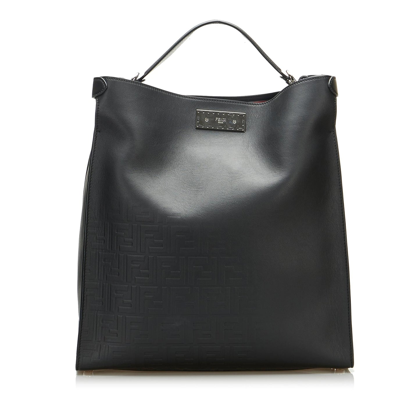 Fendi Zucca Peekaboo Lite Shg 45Pmto Satchel Bag