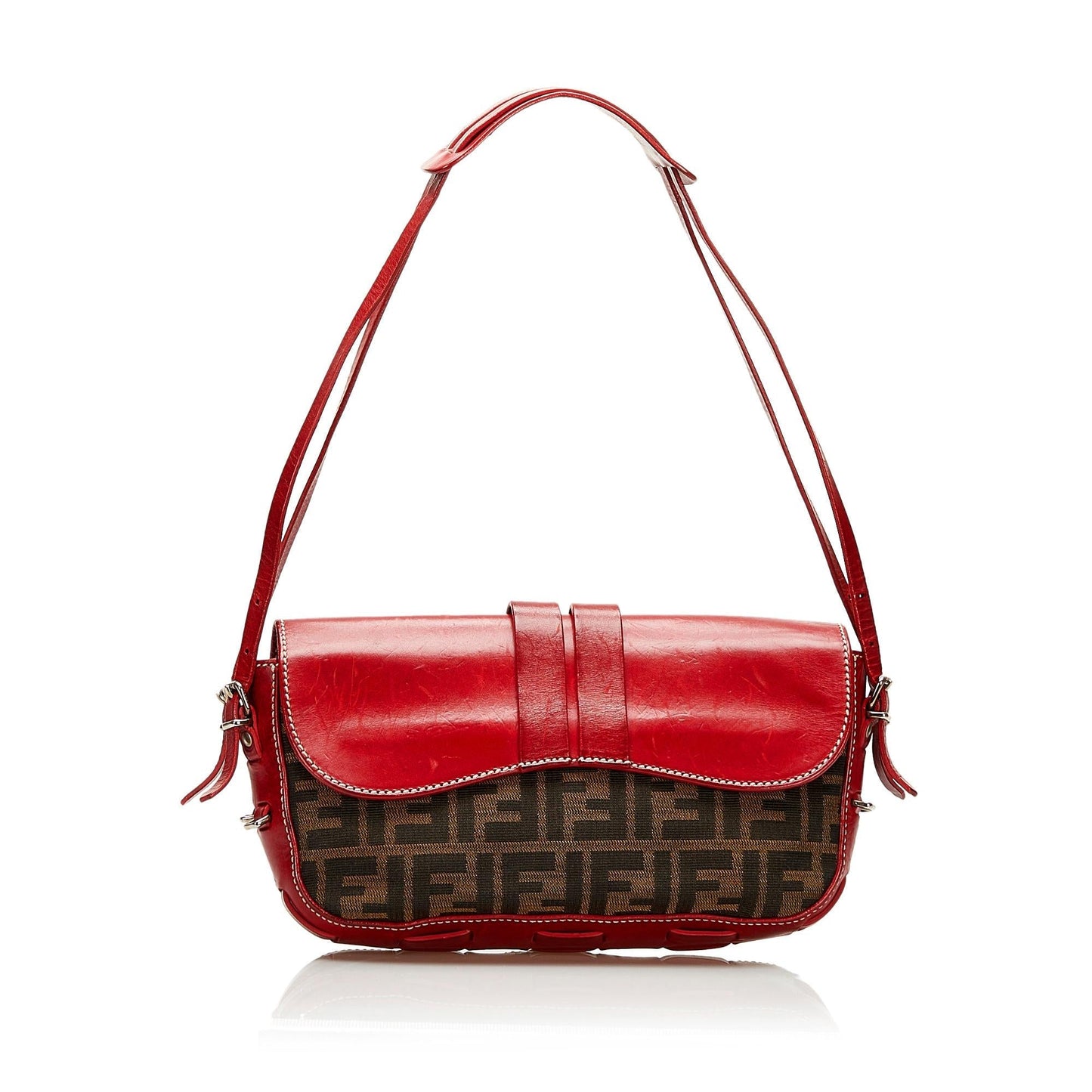 Fendi Zucca Shoulder Bag Shg Bag Shg 35434