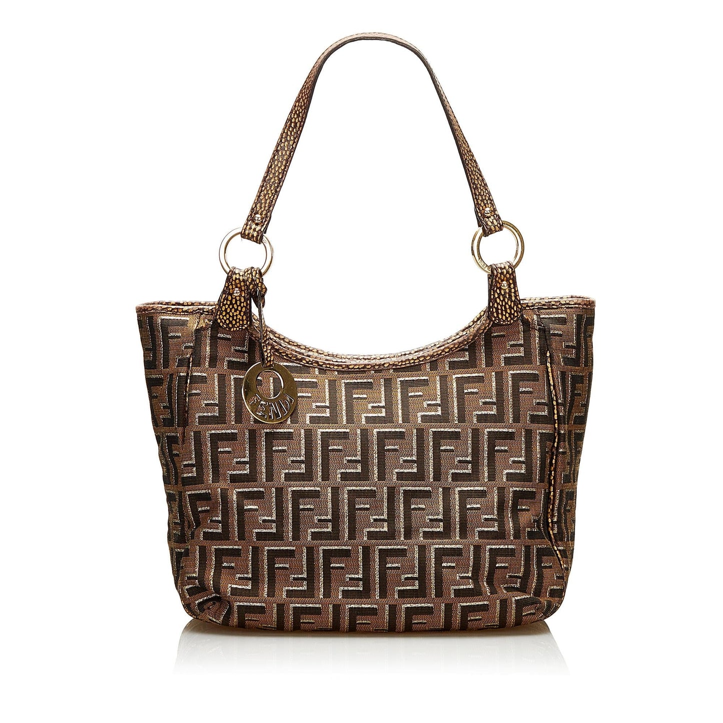 Fendi Zucca Shoulder Bag Shg Bag Shg 35927