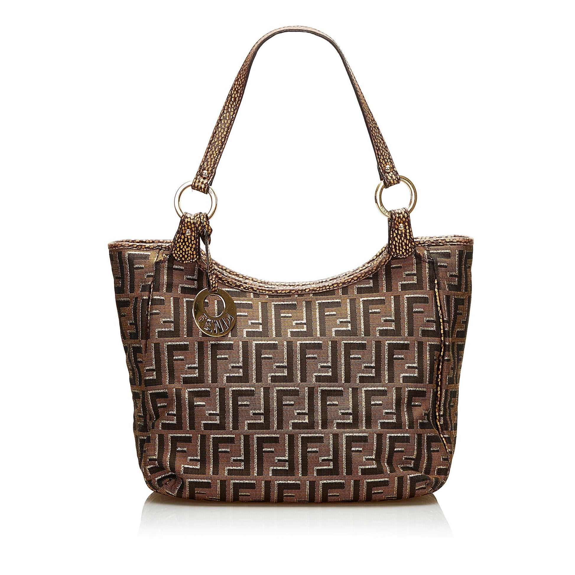 Fendi Zucca Shoulder Bag Shg Bag Shg 35927