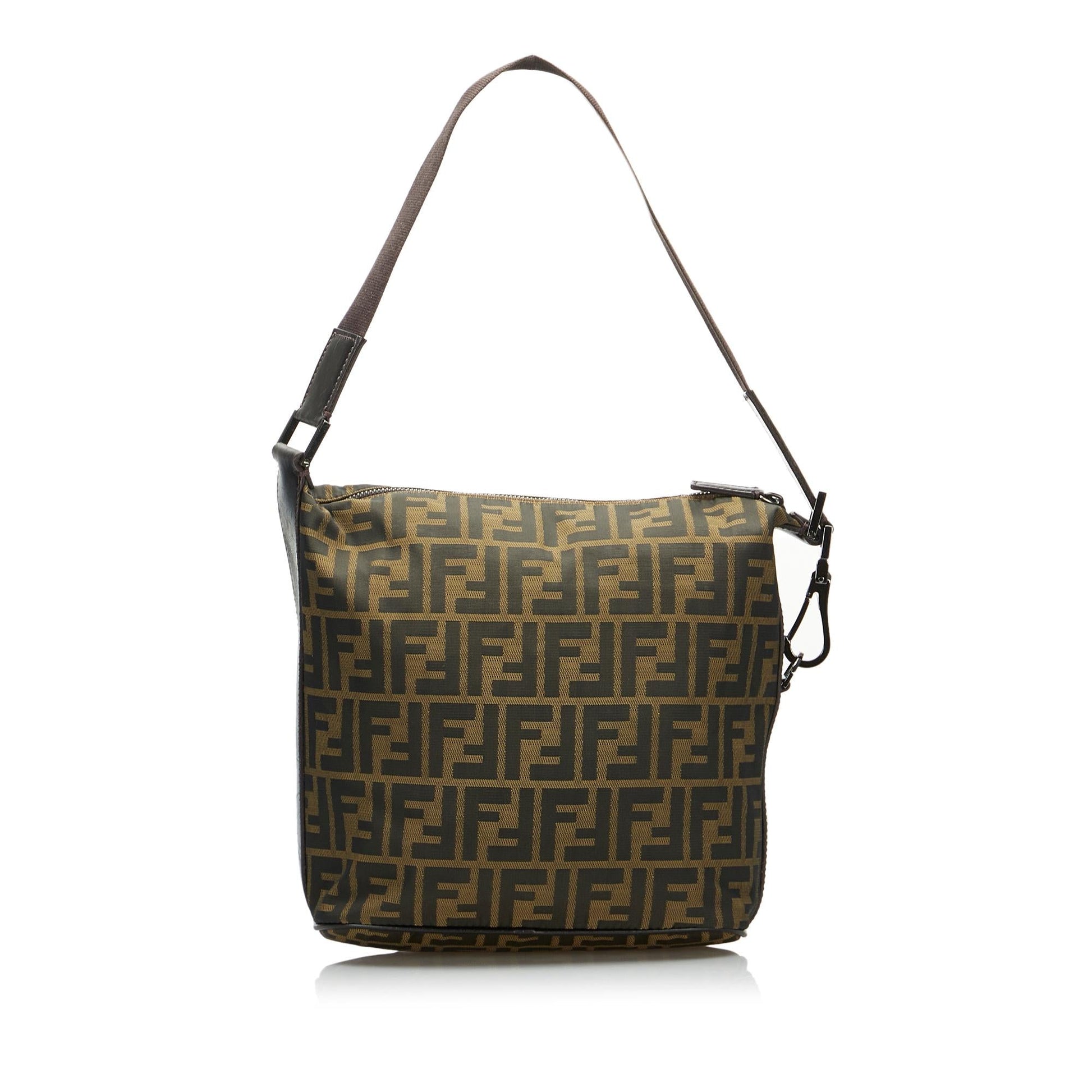 Fendi Zucca Shoulder Bag Shg Ndldte