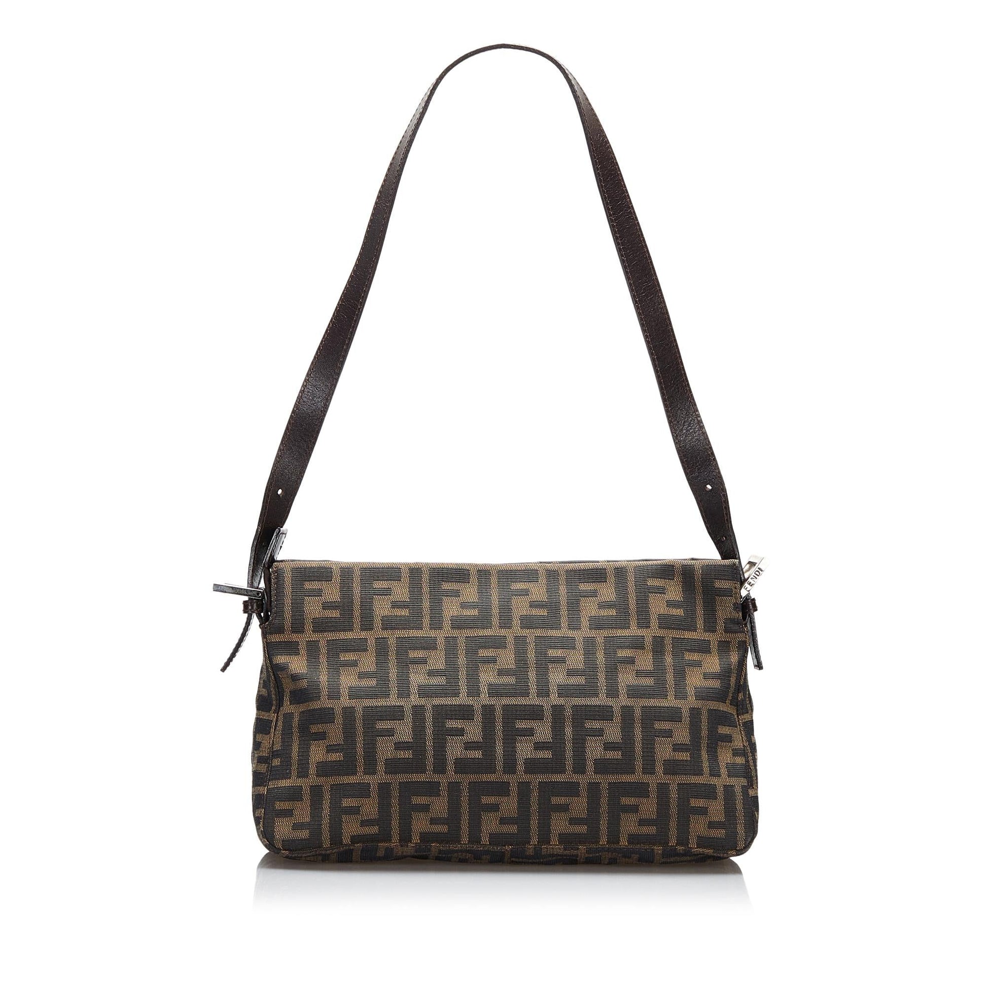 Fendi Zucca Shoulder Bag Shg Dkbcyn