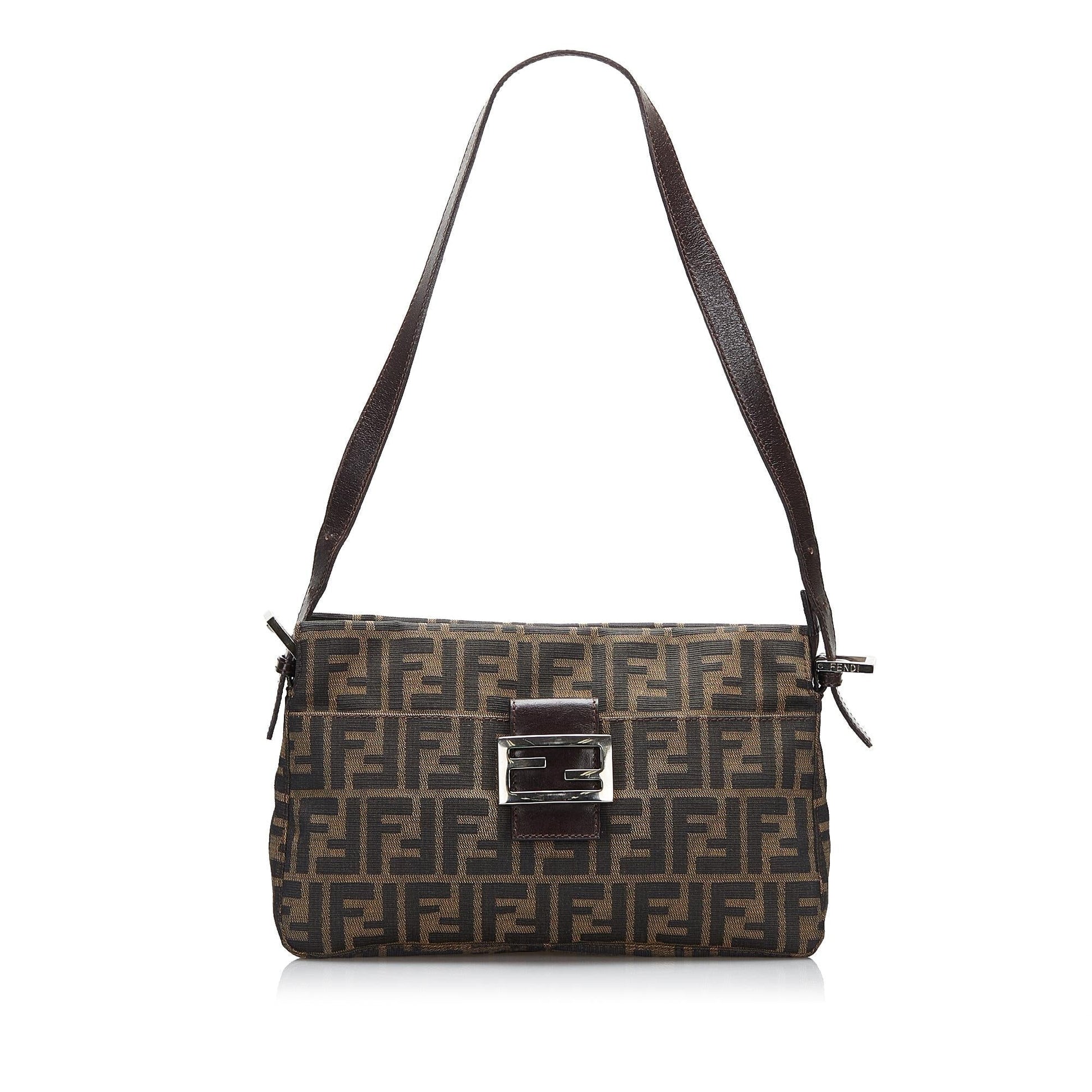 Fendi Zucca Shoulder Bag Shg Dkbcyn