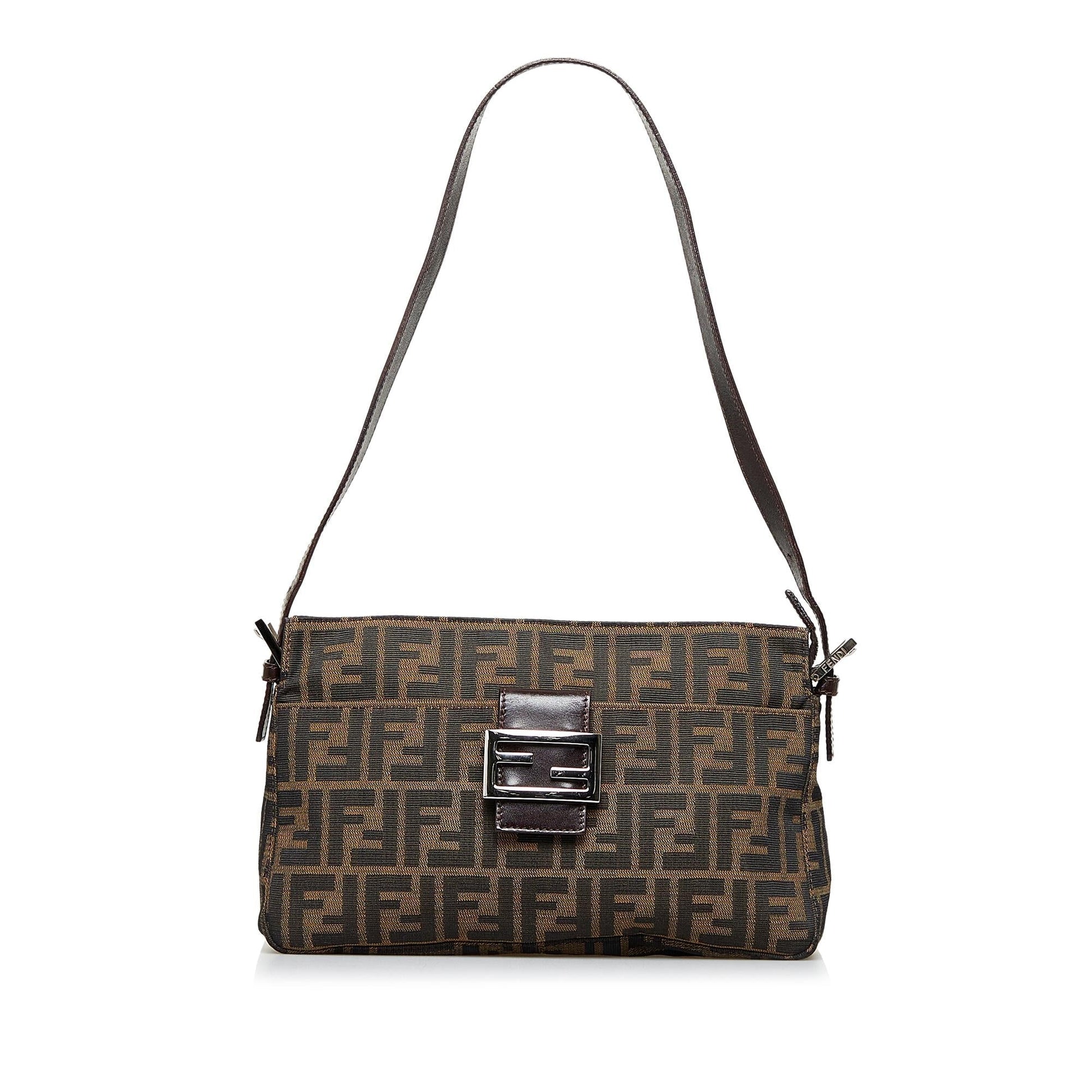 Fendi Zucca Shoulder Bag Shg Adkvru