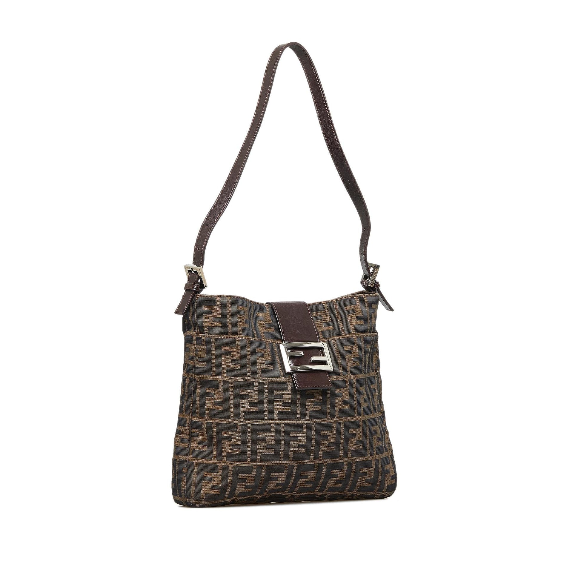 Fendi Zucca Shoulder Bag Shg Wr82Ux