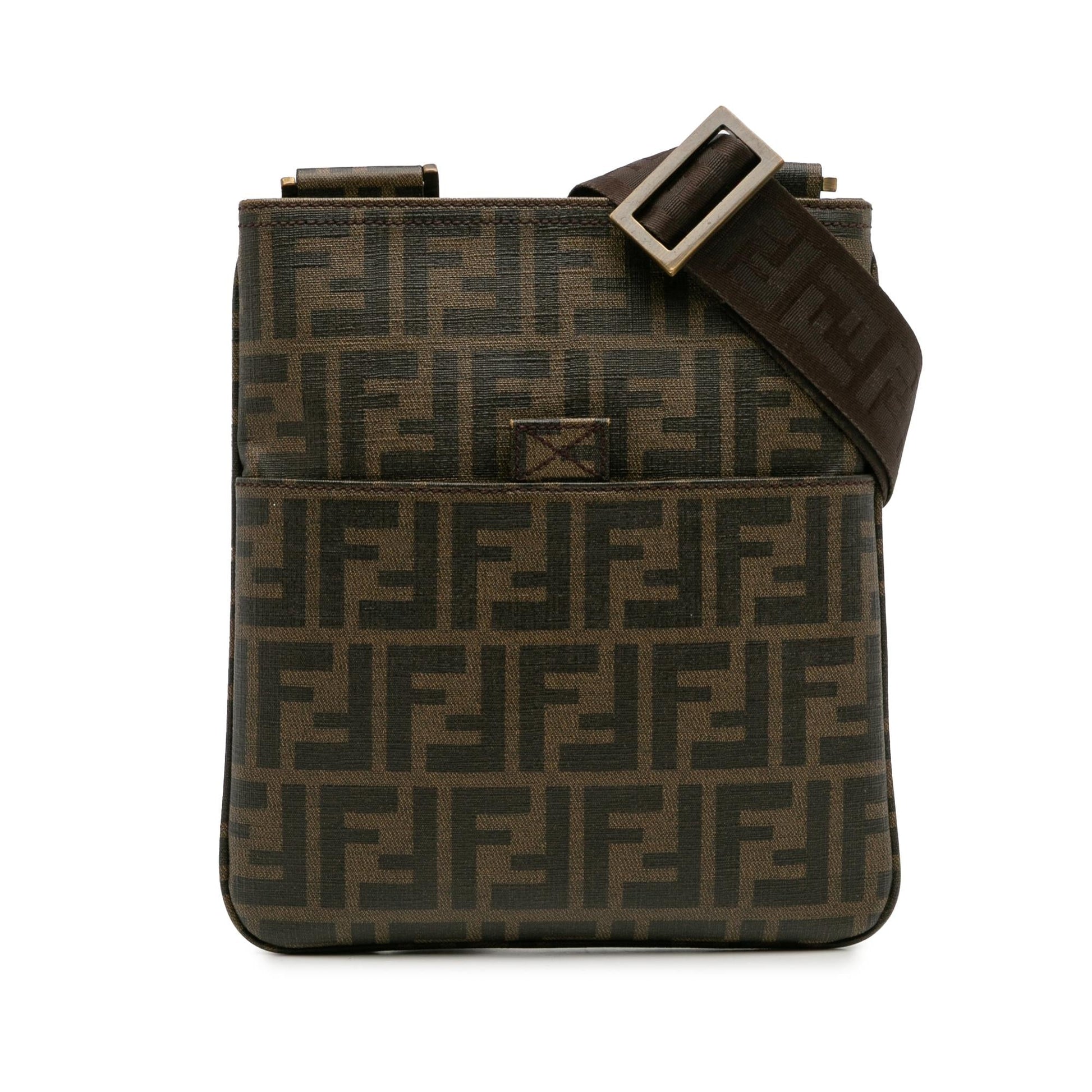 Fendi Zucca Spalmati Crossbody Crossbody Bag