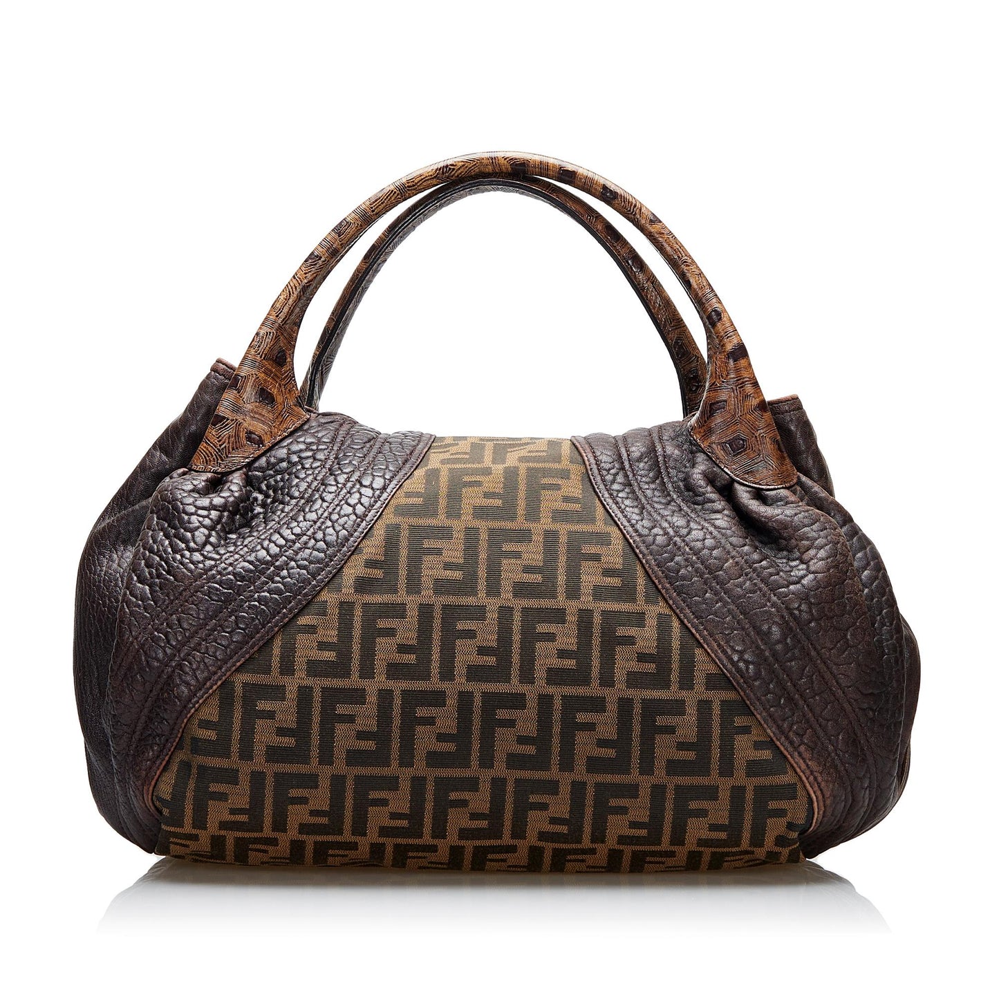 Fendi Zucca Spy Shg Dniepi Shoulder Bag