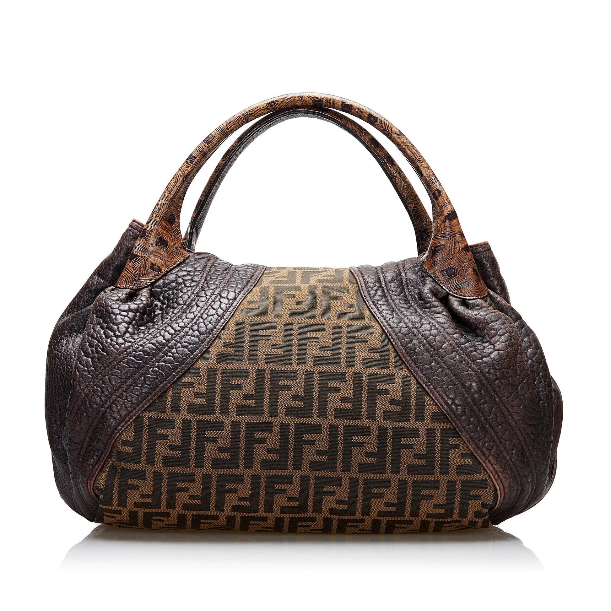 Fendi Zucca Spy Shg Dniepi Shoulder Bag