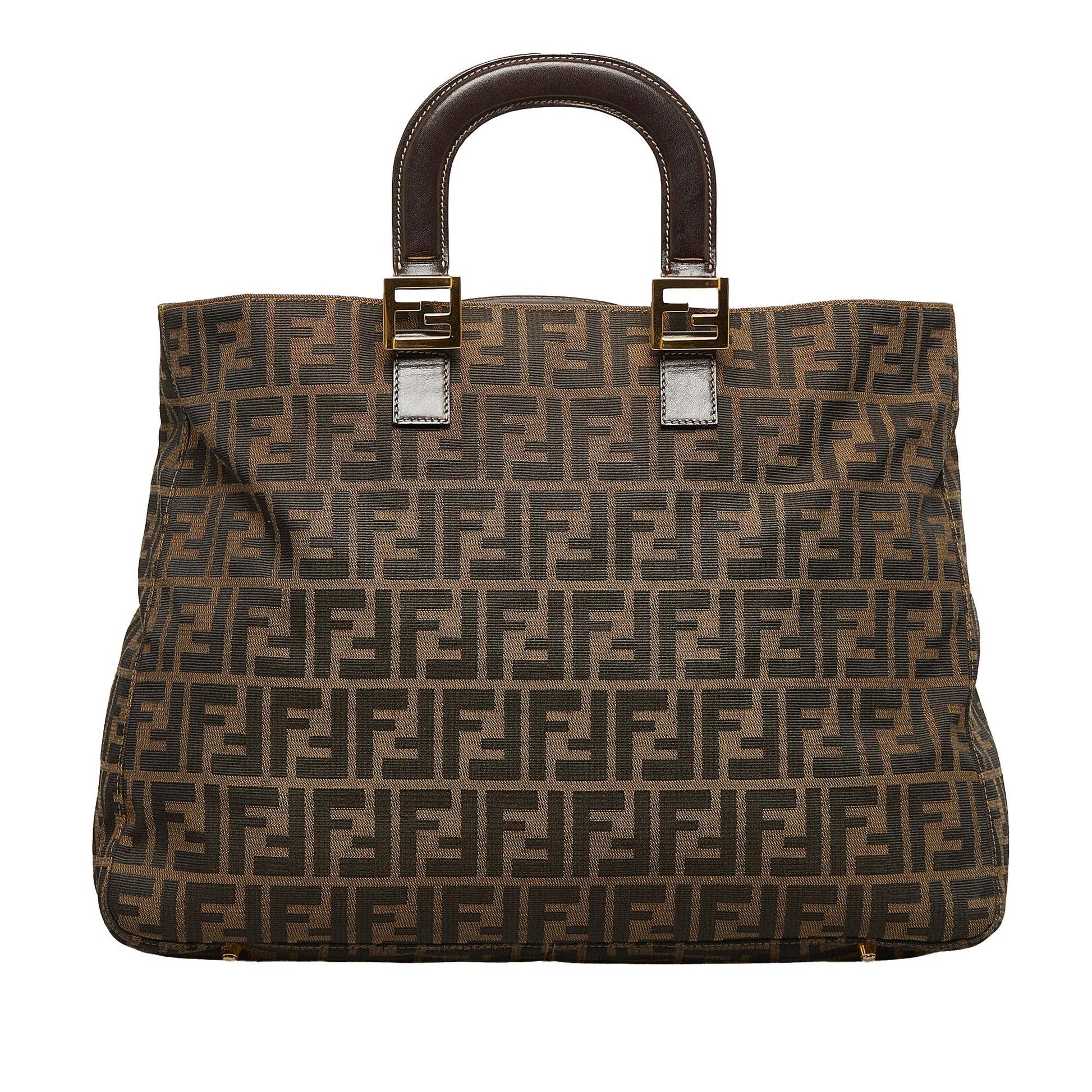 Fendi Zucca Tote Bag Shg Yvxvyg