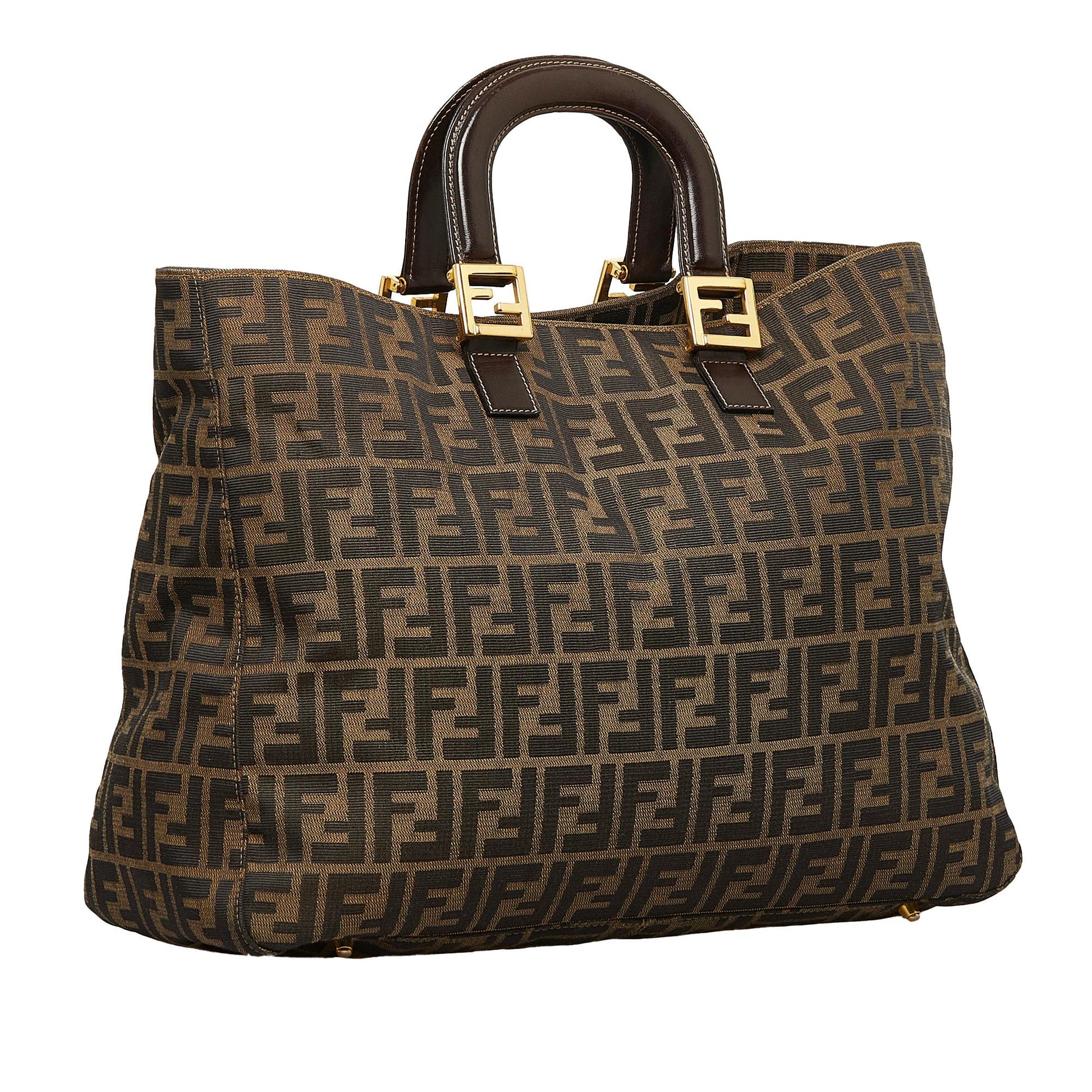 Fendi Zucca Tote Bag Shg Yvxvyg