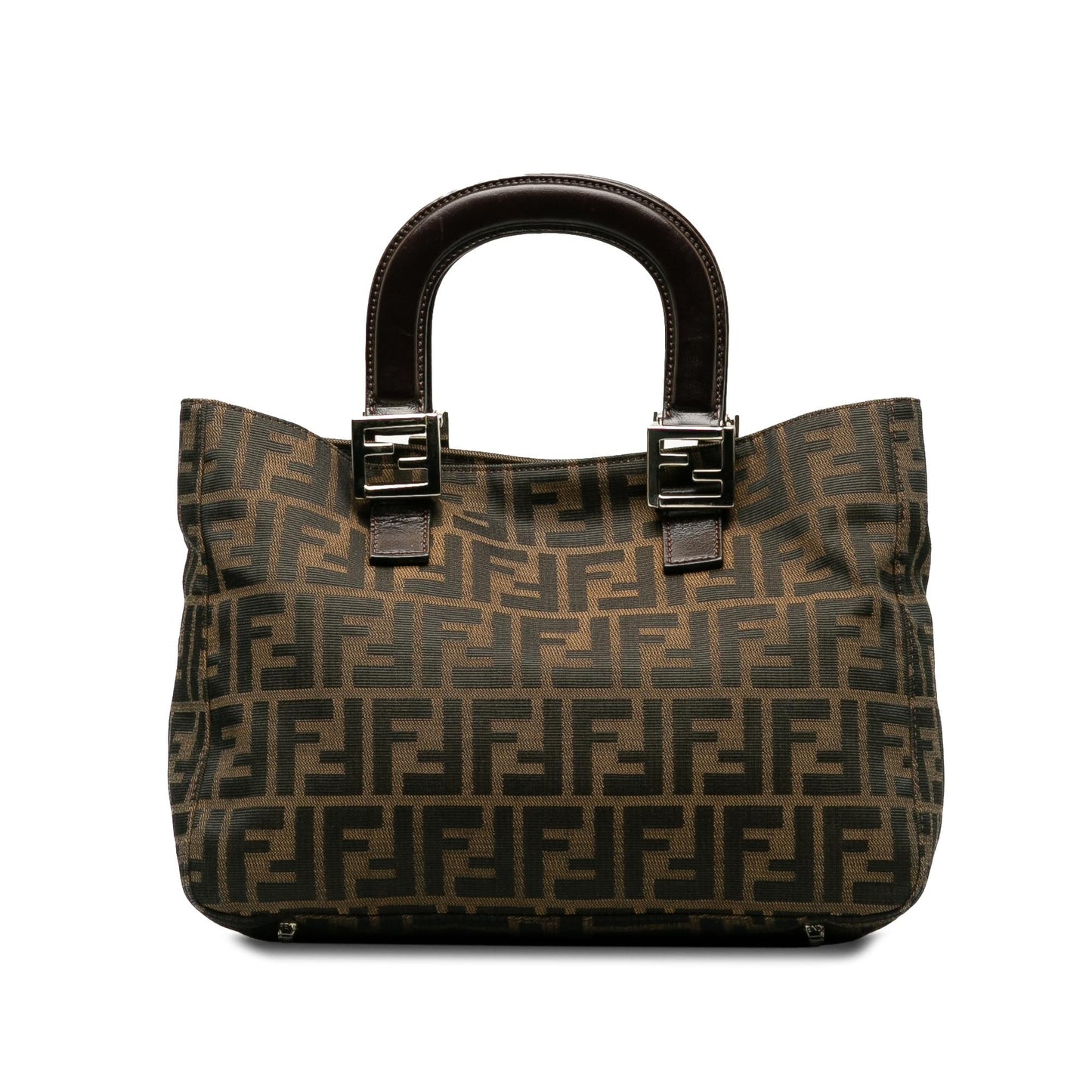 Fendi Zucca Twins Handbag Shg Pqg80G Satchel Bag