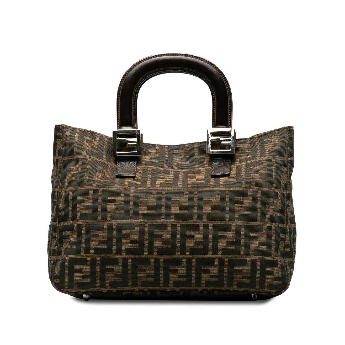 Fendi Zucca Twins Handbag Shg Pqg80G Satchel Bag