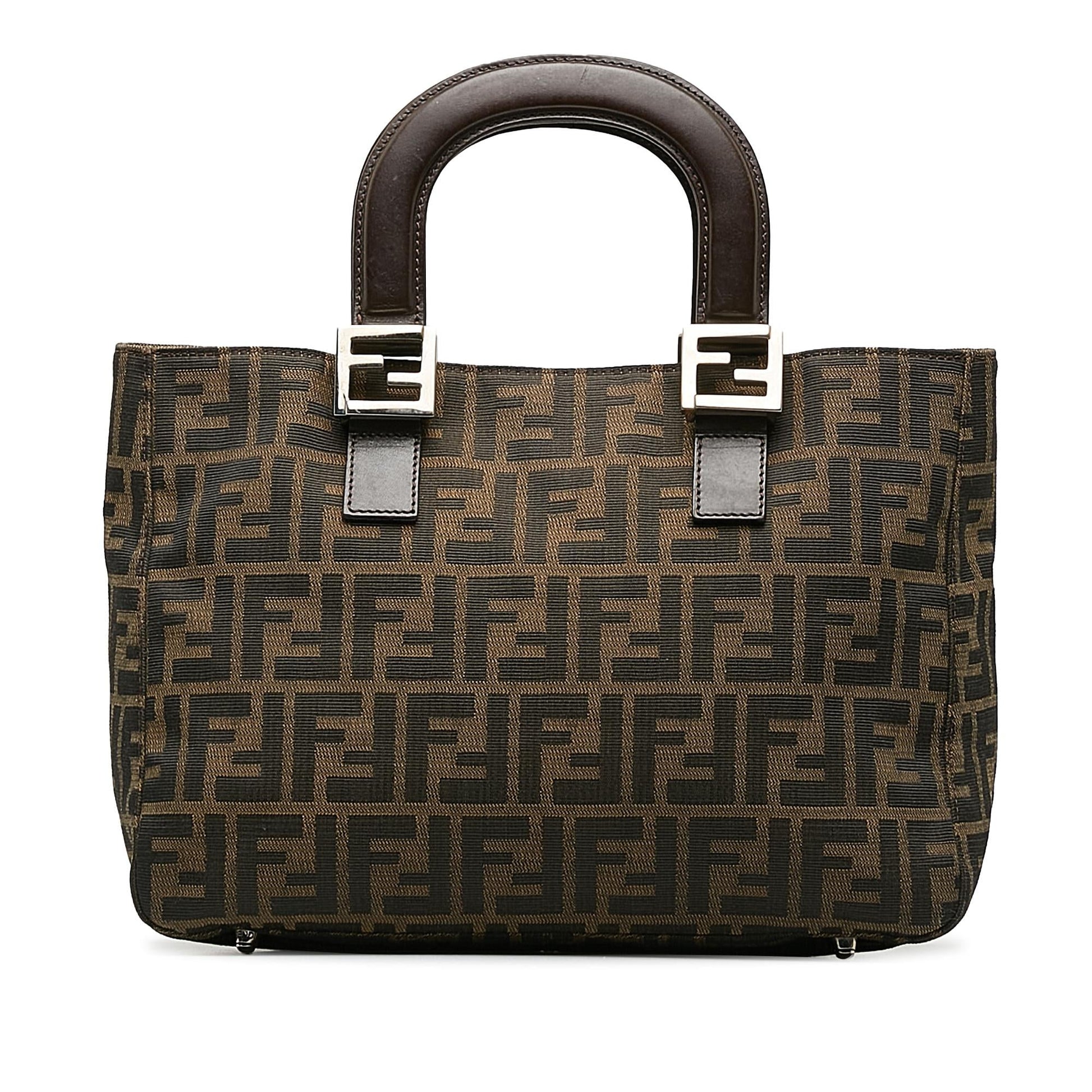 Fendi Zucca Twins Handbag Shg W7Jbpl Satchel Bag