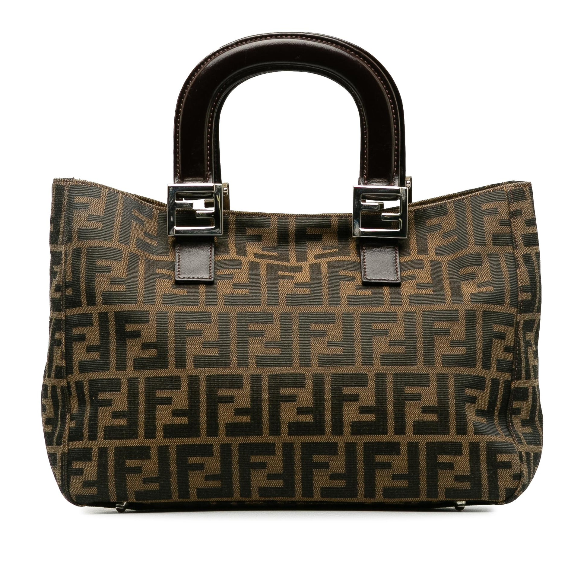 Fendi Zucca Twins Handbag Shg 016Rig Satchel Bag