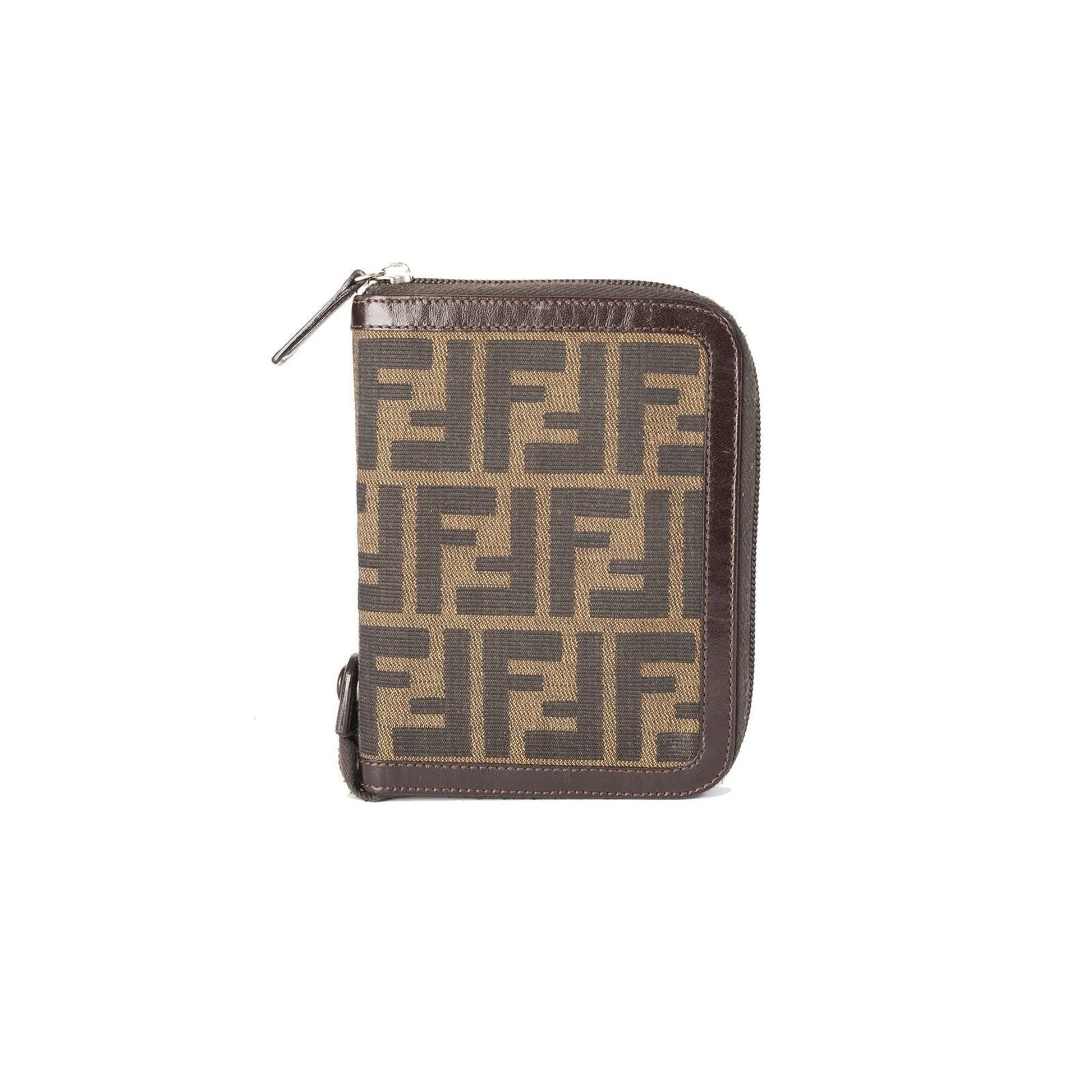 Fendi Zucca Zip Agenda Travel Bag