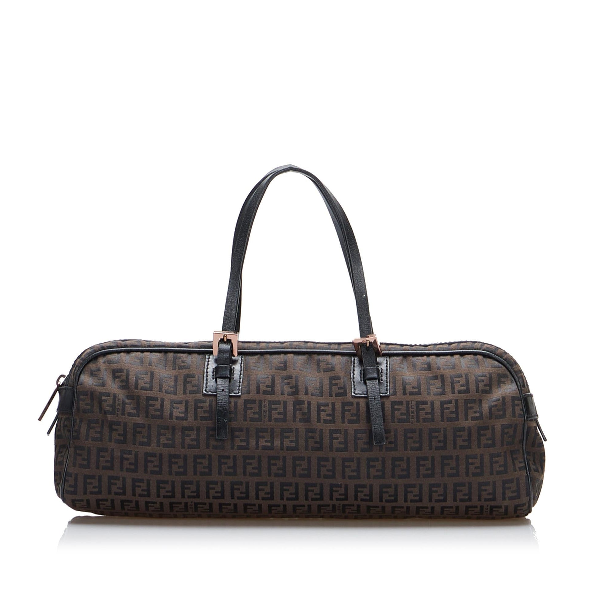 Fendi Zucchino Baguette Shg Qjk34R Handbag Shoulder Bag