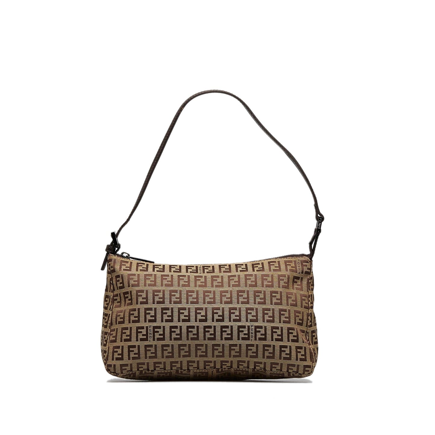 Fendi Zucchino Baguette Shg X6R21M Handbag Shoulder Bag