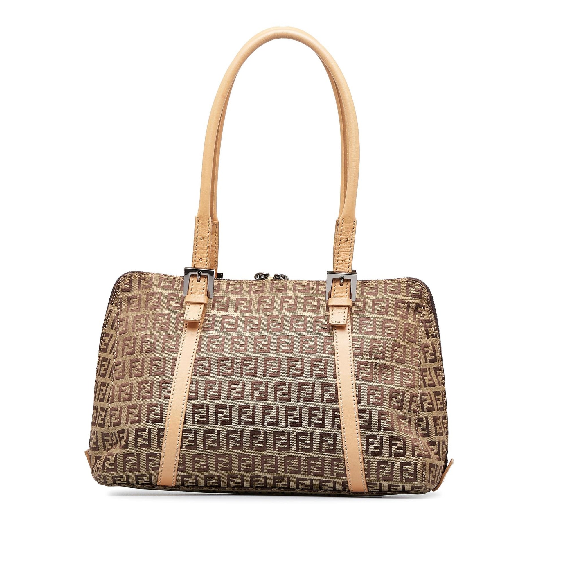 Fendi Zucchino Boston Bag Shg Vp9Tgm Satchel Bag
