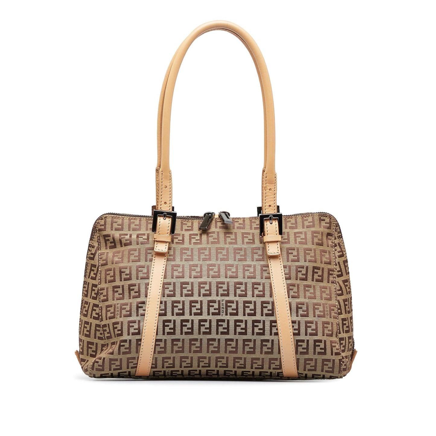 Fendi Zucchino Boston Bag Shg Vp9Tgm Satchel Bag