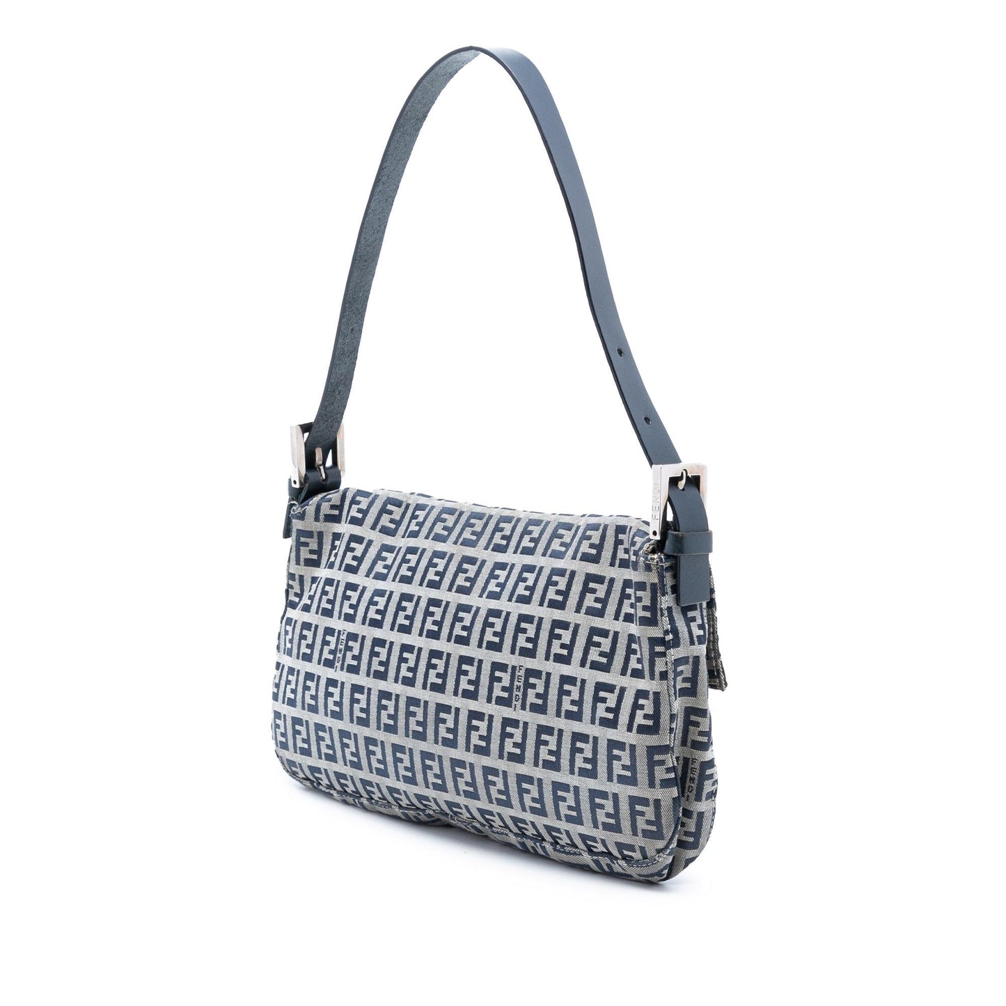 Fendi Zucchino Baguette Shoulder Bag Canvas