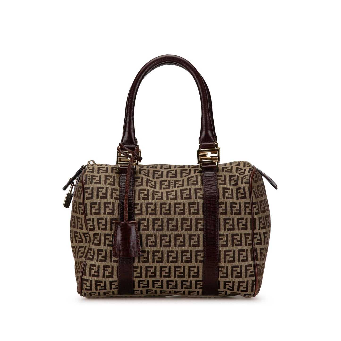 Fendi Zucchino Boston Bag Shg Ewxukb Canvas Satchel Bag