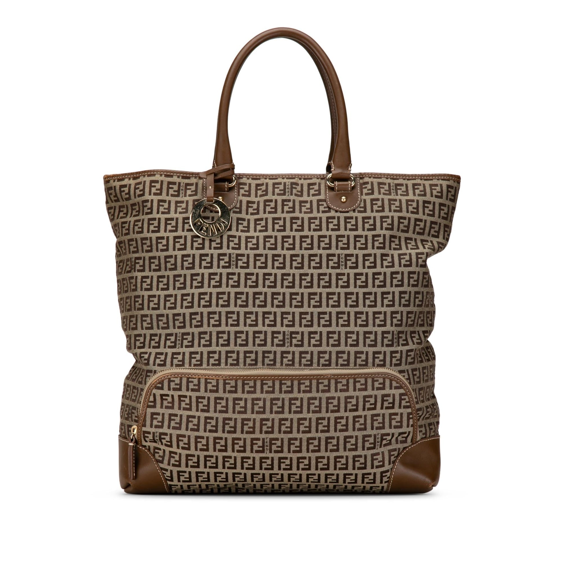 Fendi Zucchino Chef Shopping Tote Canvas Tote Bag Tote Shg Zlusck