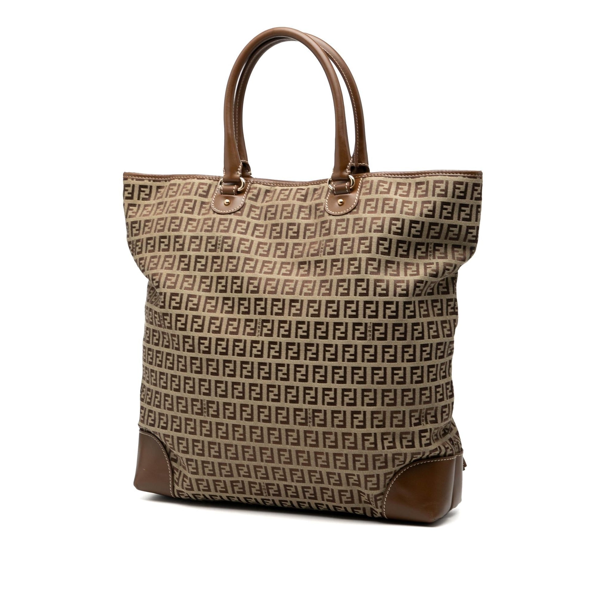 Fendi Zucchino Chef Shopping Tote Canvas Tote Bag