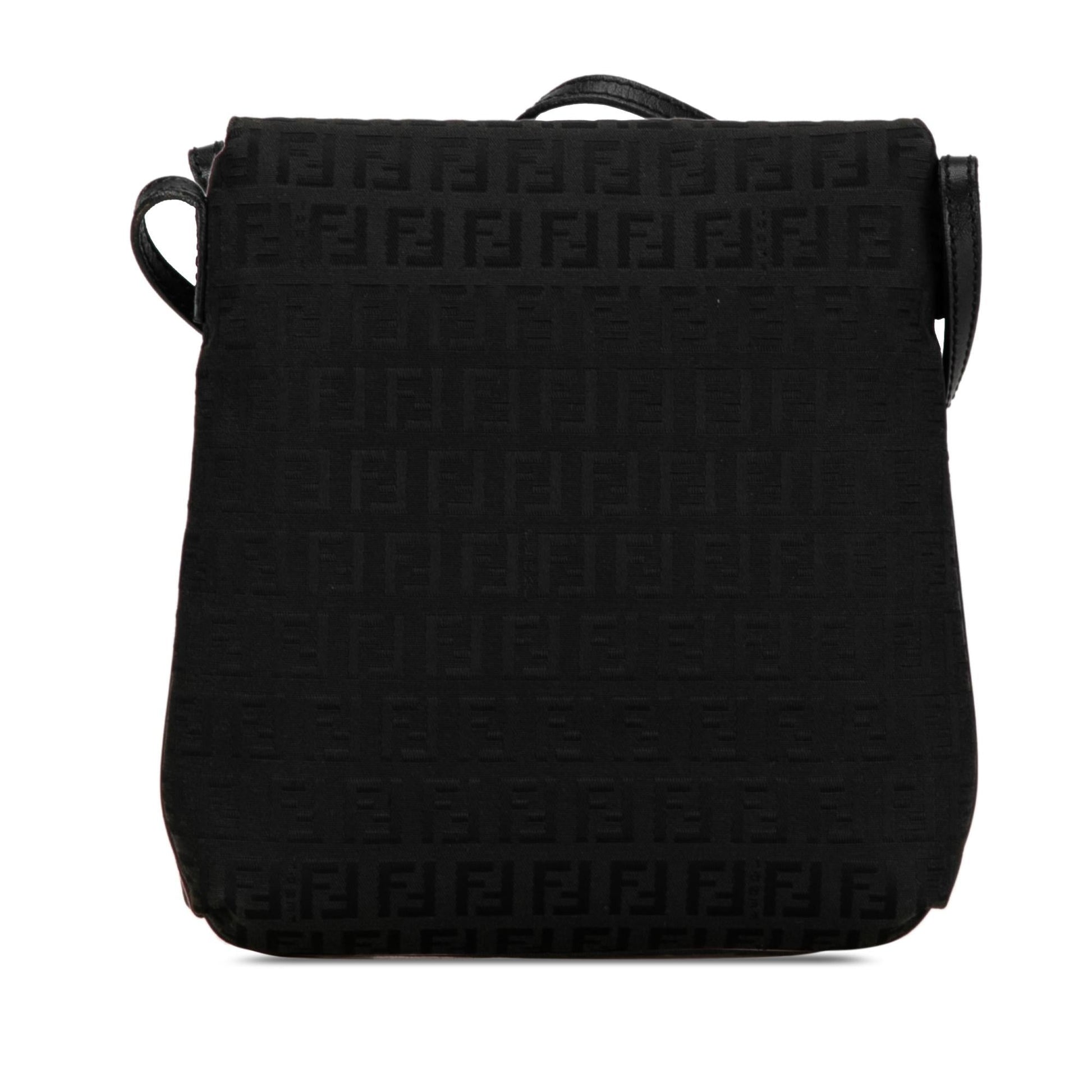 Fendi Zucchino Crossbody Shg Kmgy4U Canvas Crossbody Bag