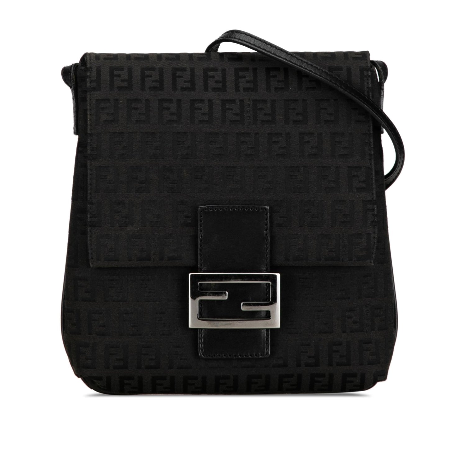 Fendi Zucchino Crossbody Shg Kmgy4U Canvas Crossbody Bag