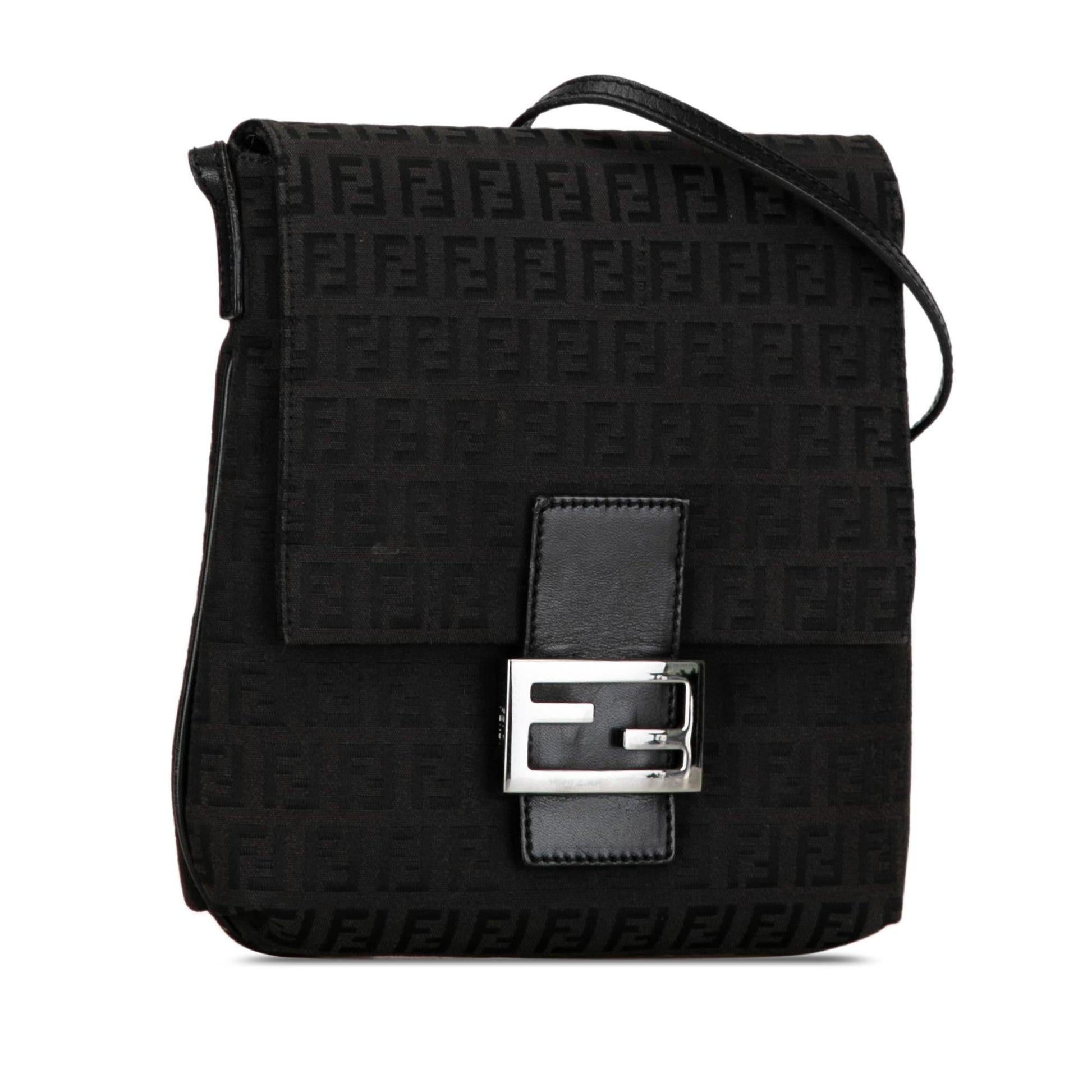 Fendi Zucchino Crossbody Shg Kmgy4U Canvas Crossbody Bag