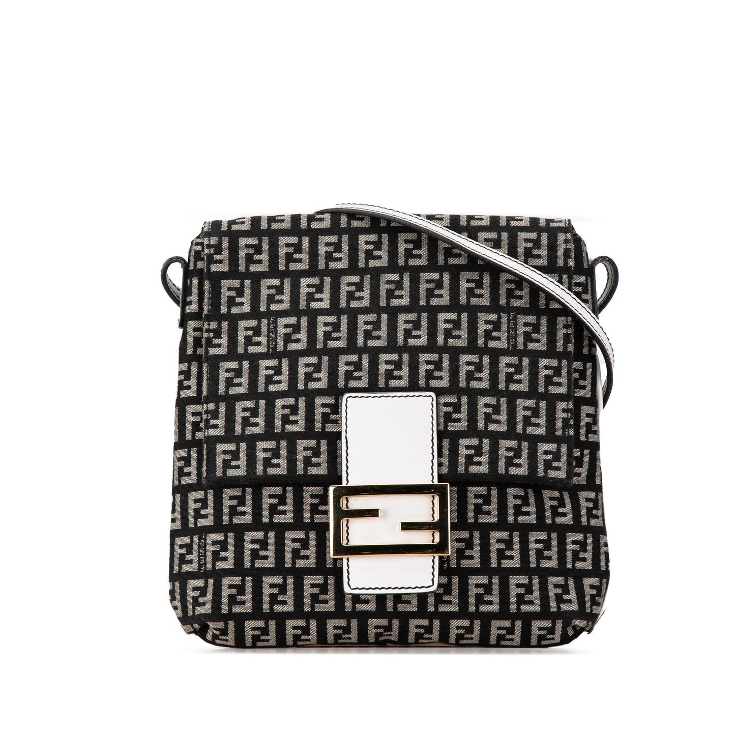 Fendi Zucchino Crossbody Shg Edybi6 Canvas Crossbody Bag