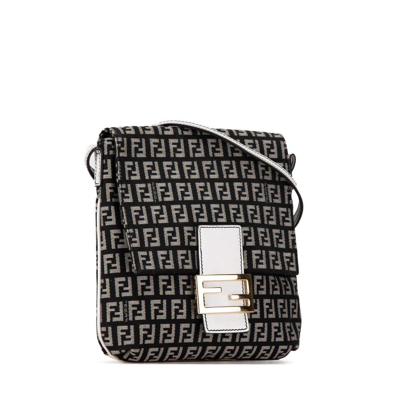 Fendi Zucchino Crossbody Shg Edybi6 Canvas Crossbody Bag