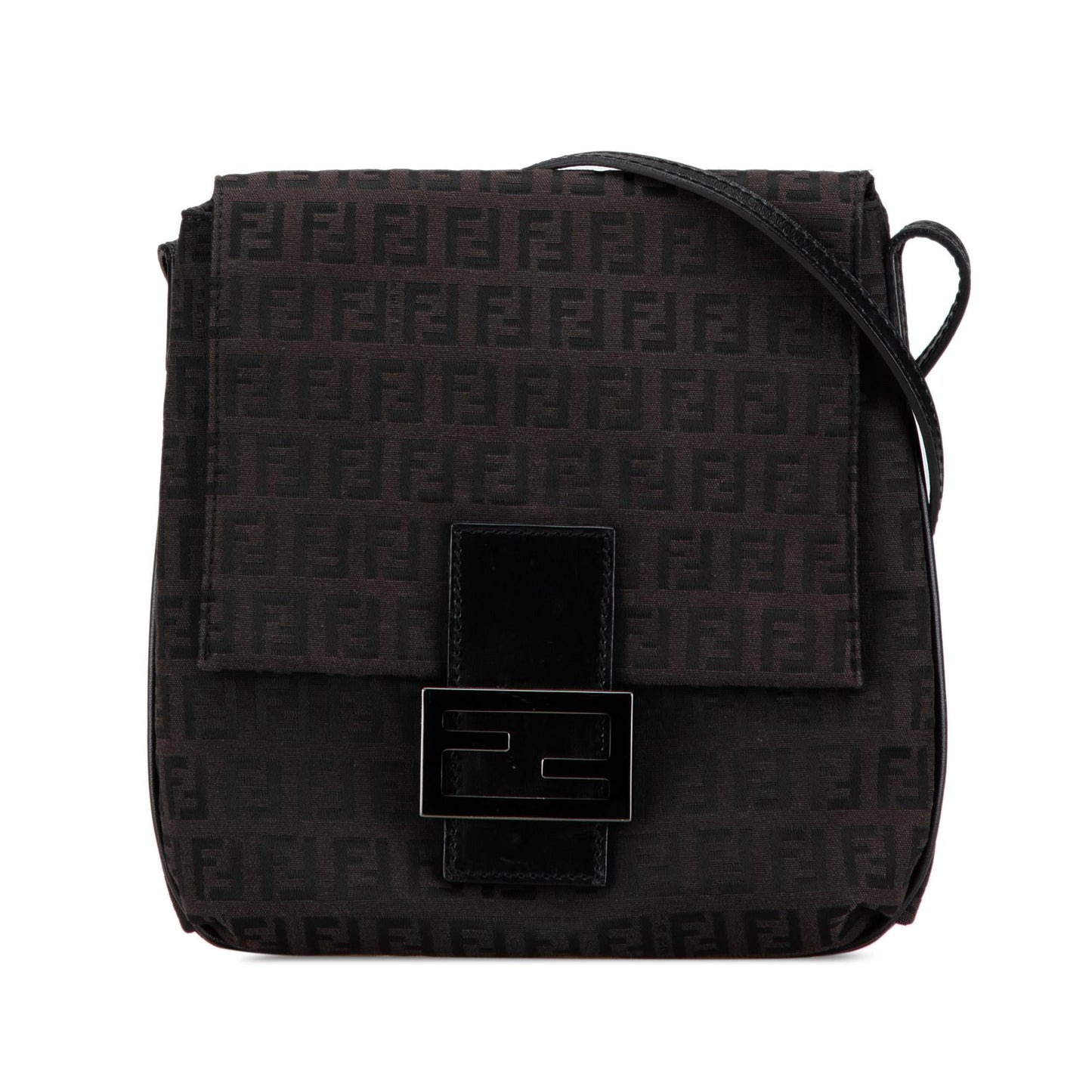 Fendi Zucchino Crossbody Shg Hfbomm Canvas Crossbody Bag