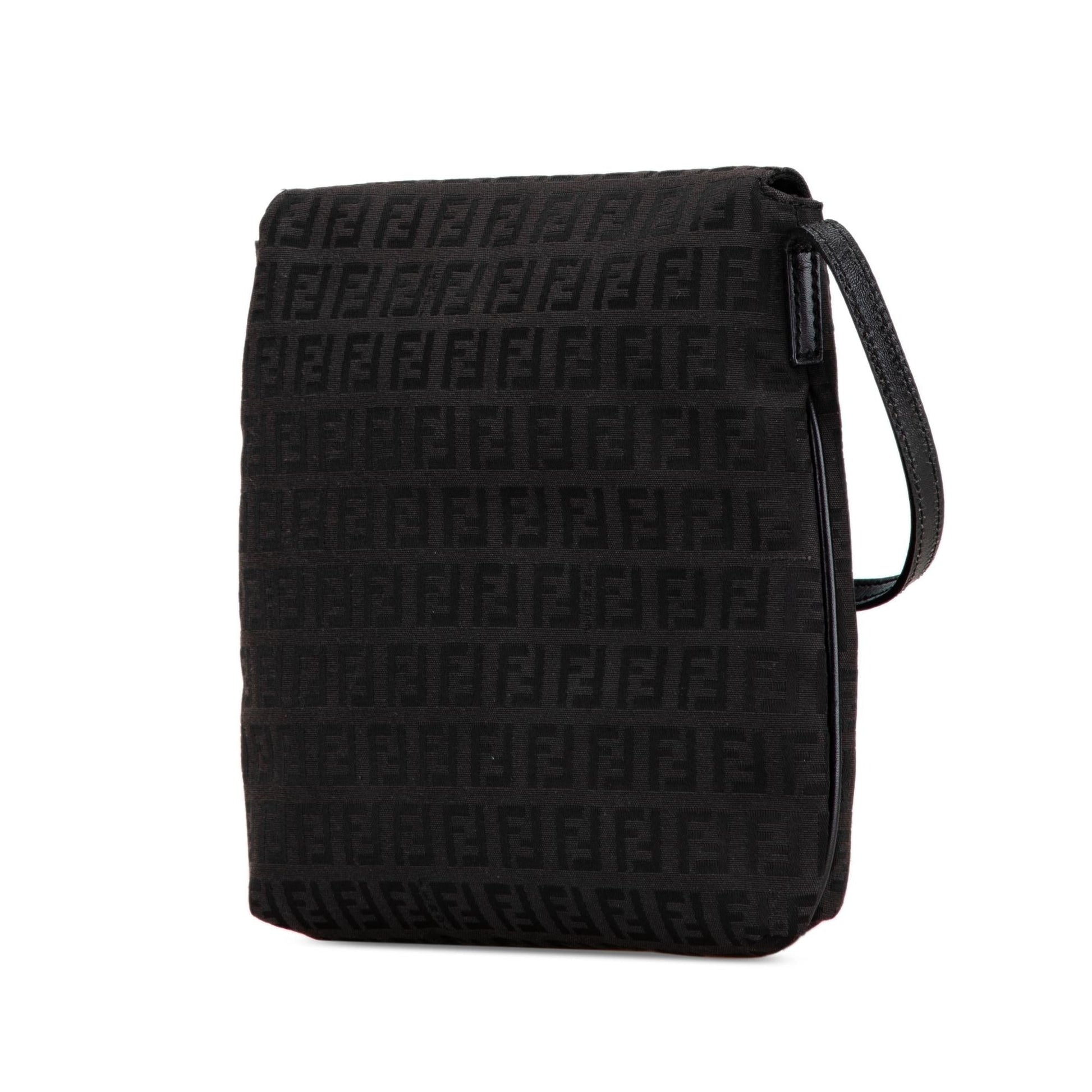 Fendi Zucchino Crossbody Shg Hfbomm Canvas Crossbody Bag