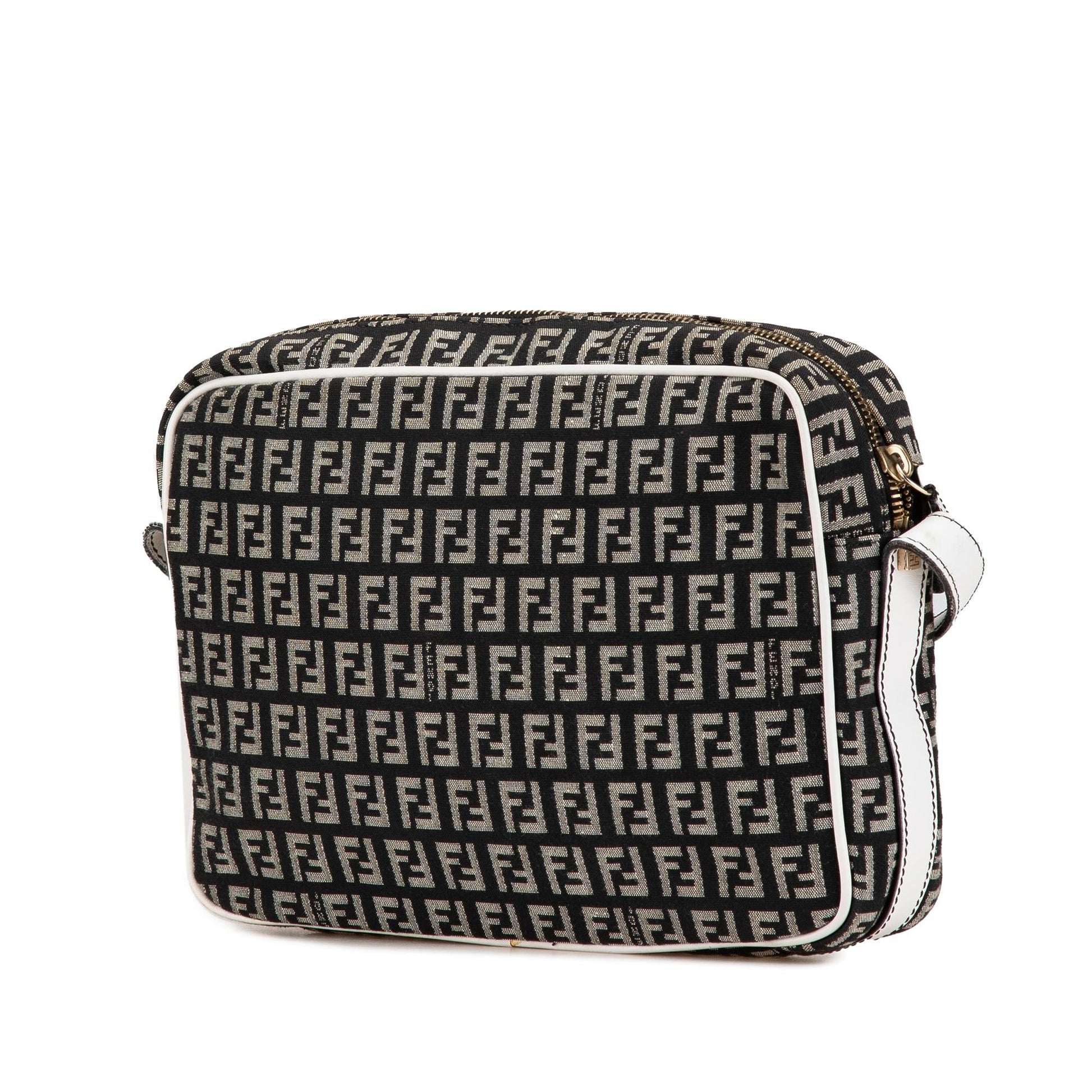 Fendi Zucchino Crossbody Canvas Crossbody Bag Canvas Crossbody 1