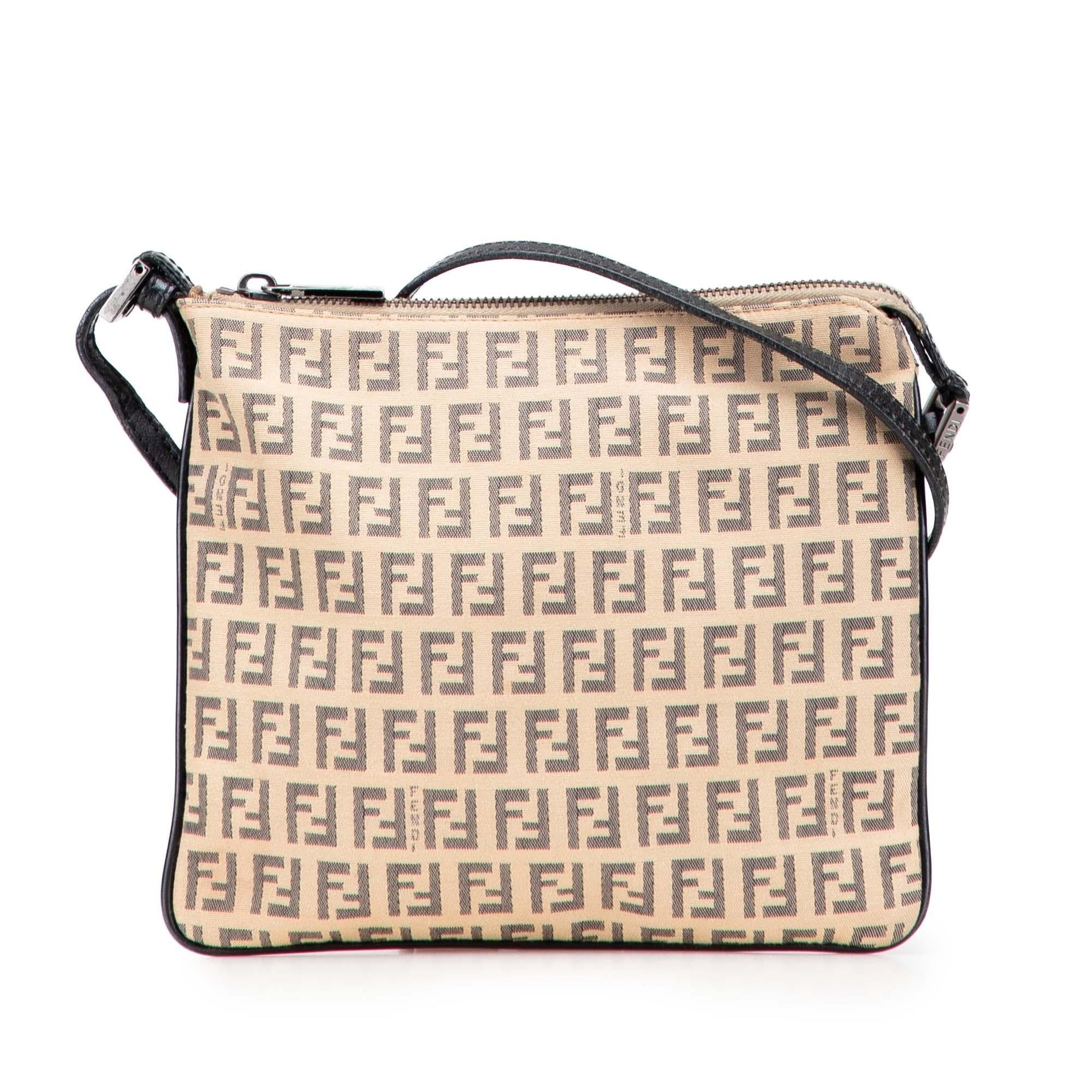 Fendi Zucchino Crossbody Canvas Crossbody Bag Canvas Crossbody 15