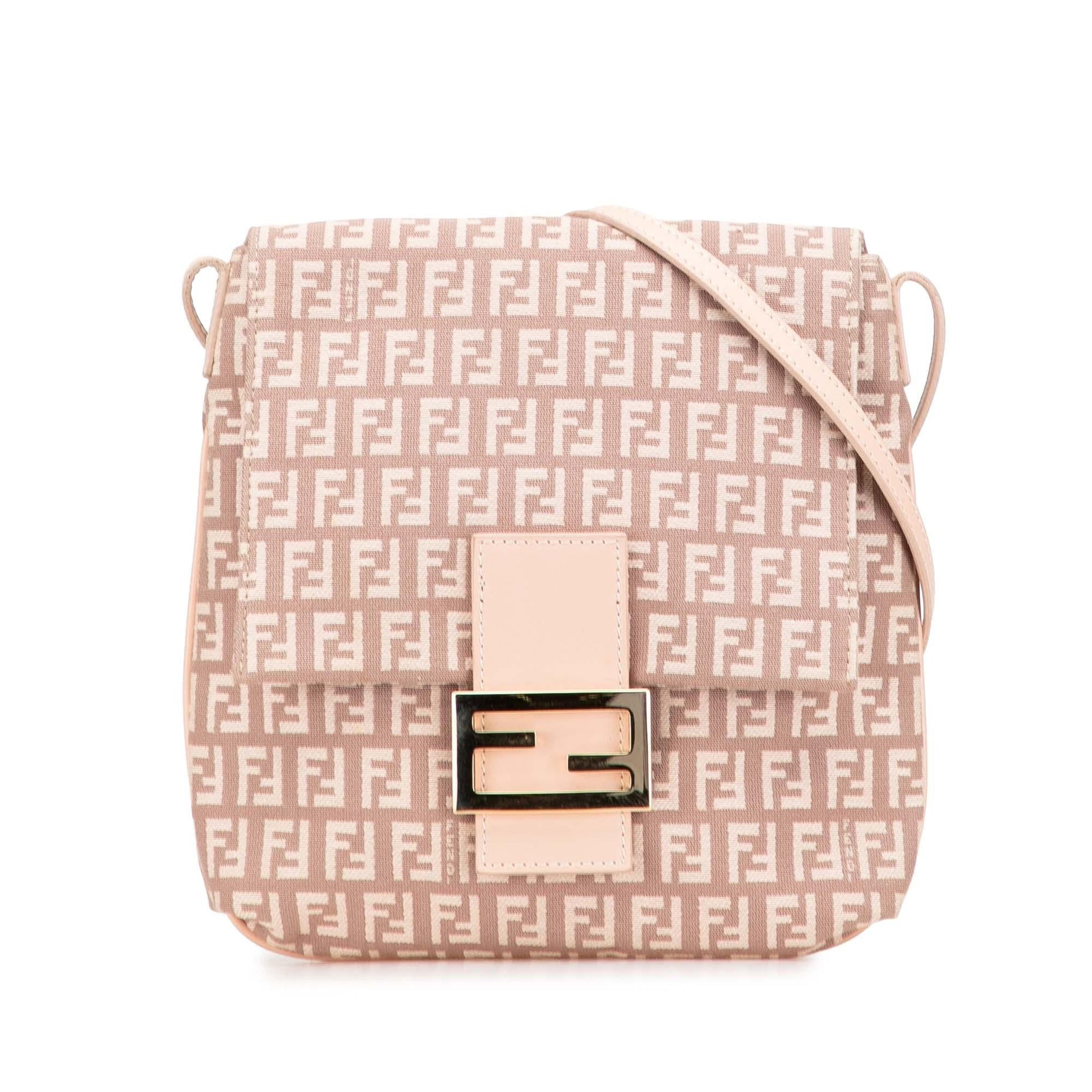 Fendi Zucchino Crossbody Canvas Crossbody Bag Canvas Crossbody 16
