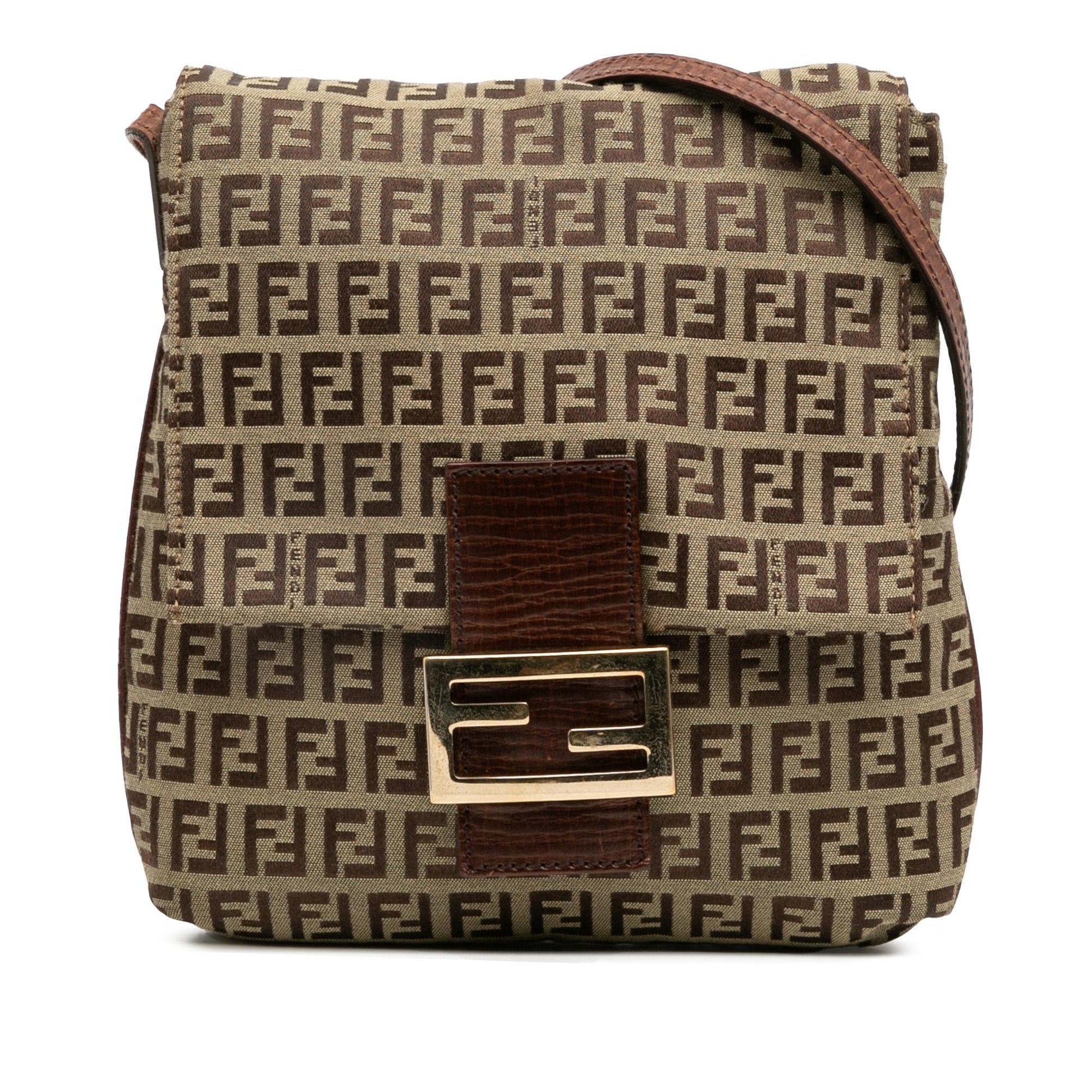 Fendi Zucchino Crossbody Canvas Crossbody Bag Canvas Crossbody 18