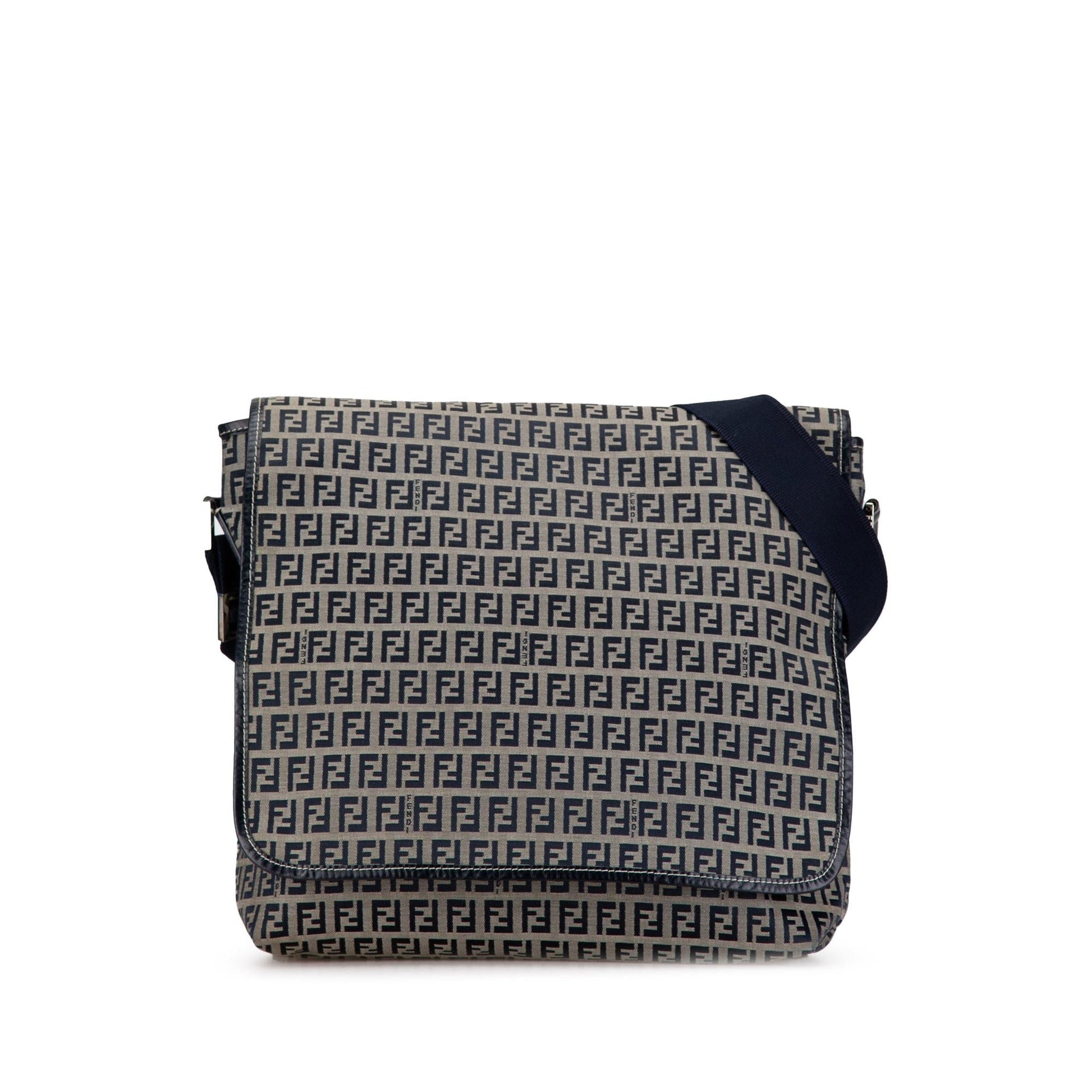 Fendi Zucchino Crossbody Canvas Crossbody Bag Canvas Crossbody 23