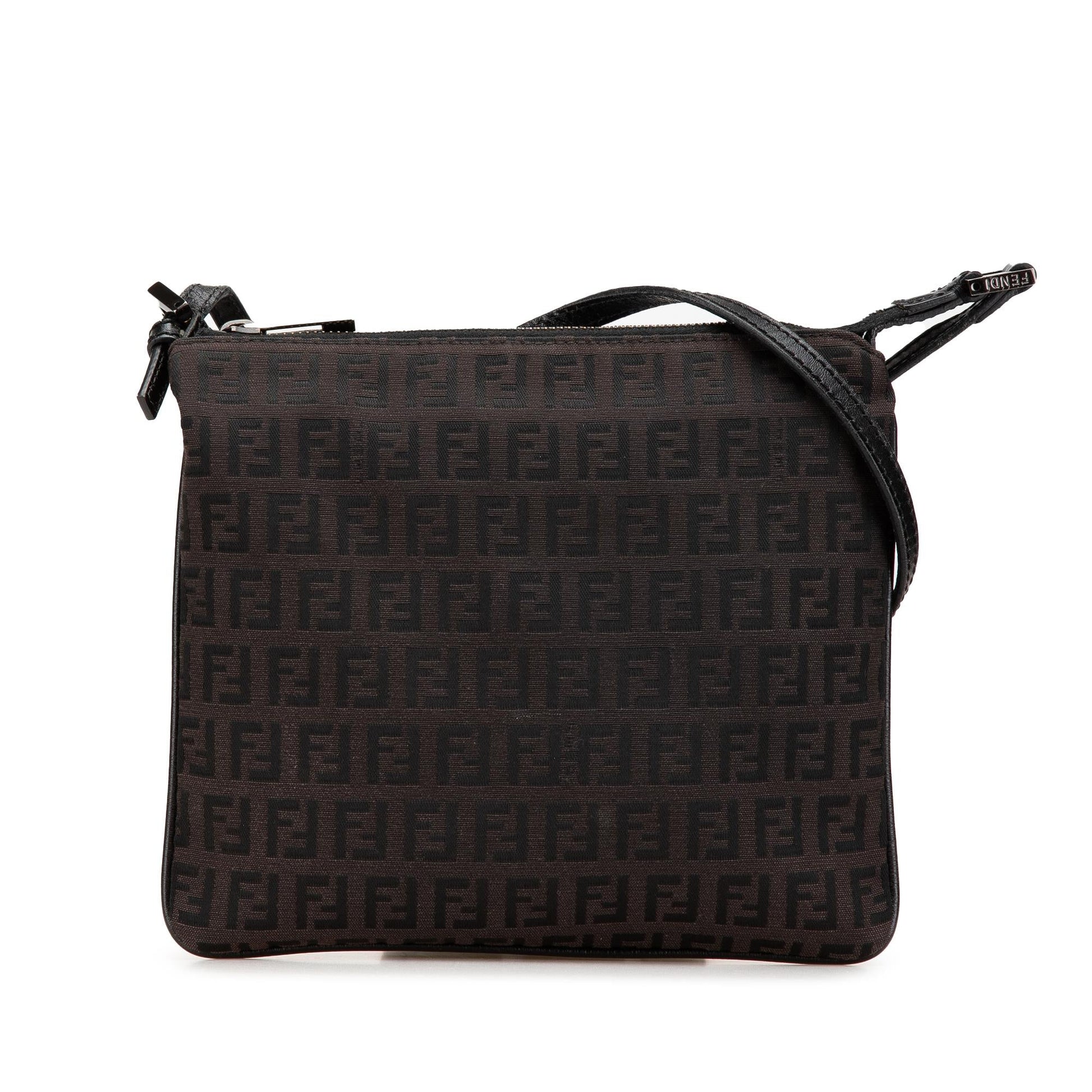 Fendi Zucchino Crossbody Canvas Crossbody Bag Canvas Crossbody 21
