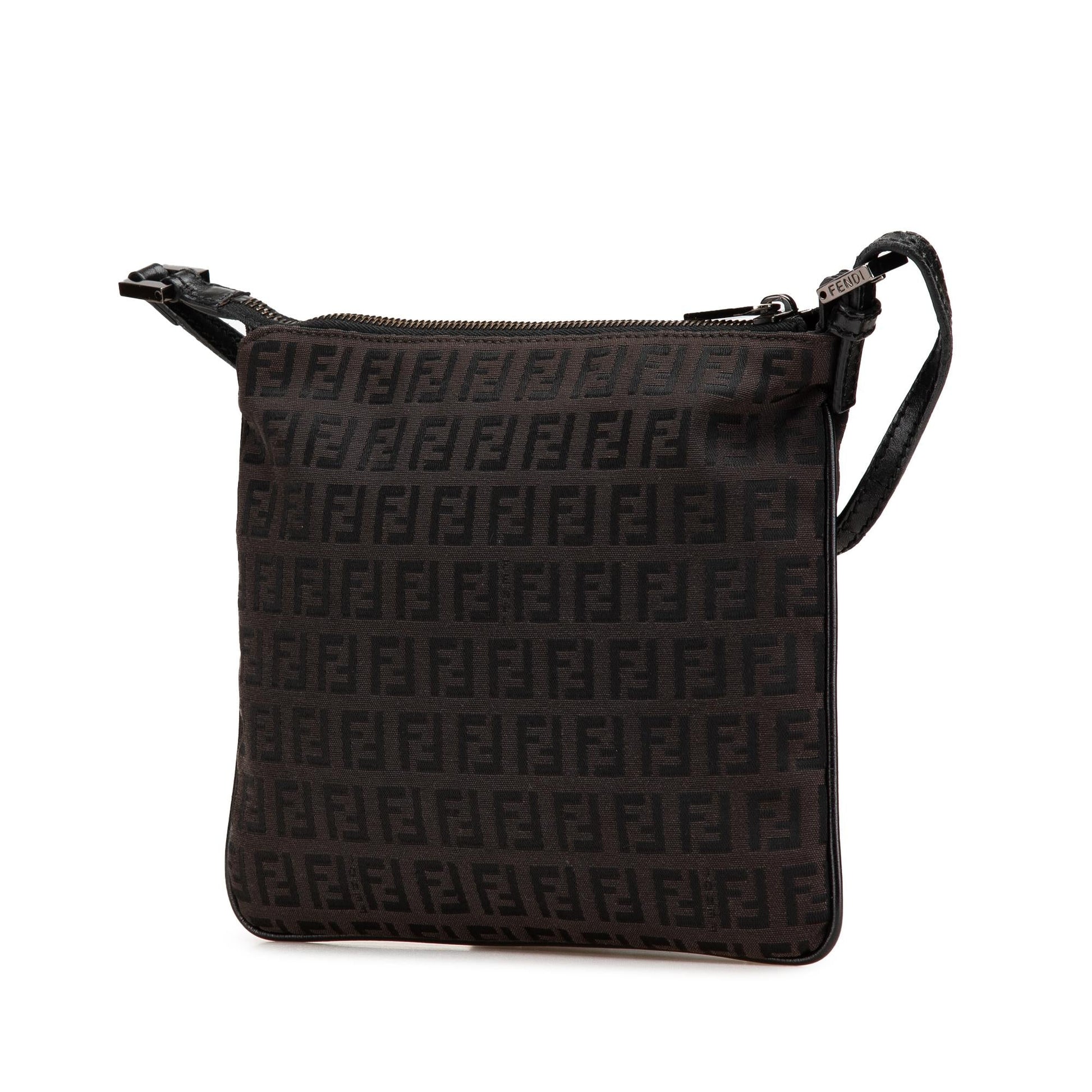 Fendi Zucchino Crossbody Canvas Crossbody Bag Canvas Crossbody 21