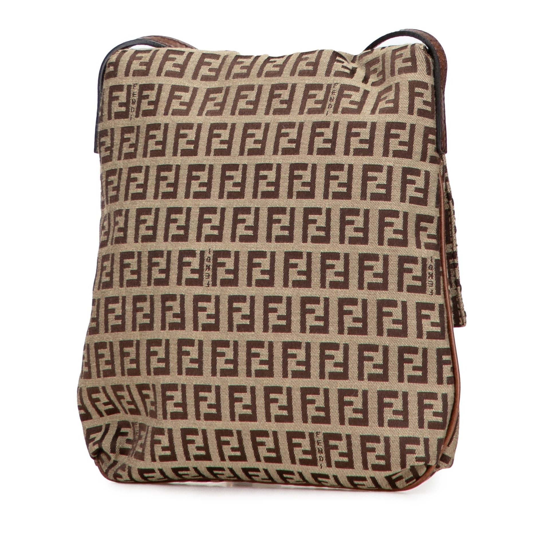 Fendi Zucchino Crossbody Canvas Crossbody Bag Canvas Crossbody 25