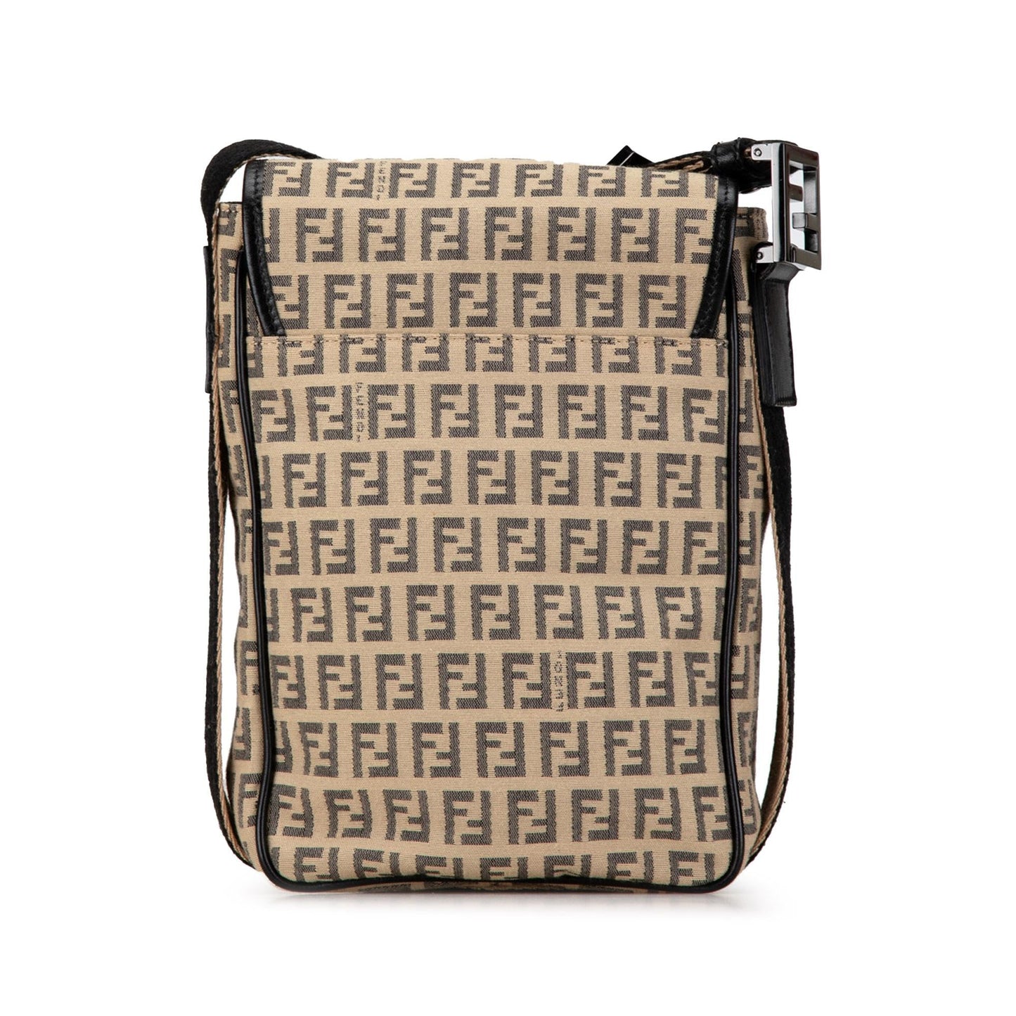 Fendi Zucchino Crossbody Canvas Crossbody Bag